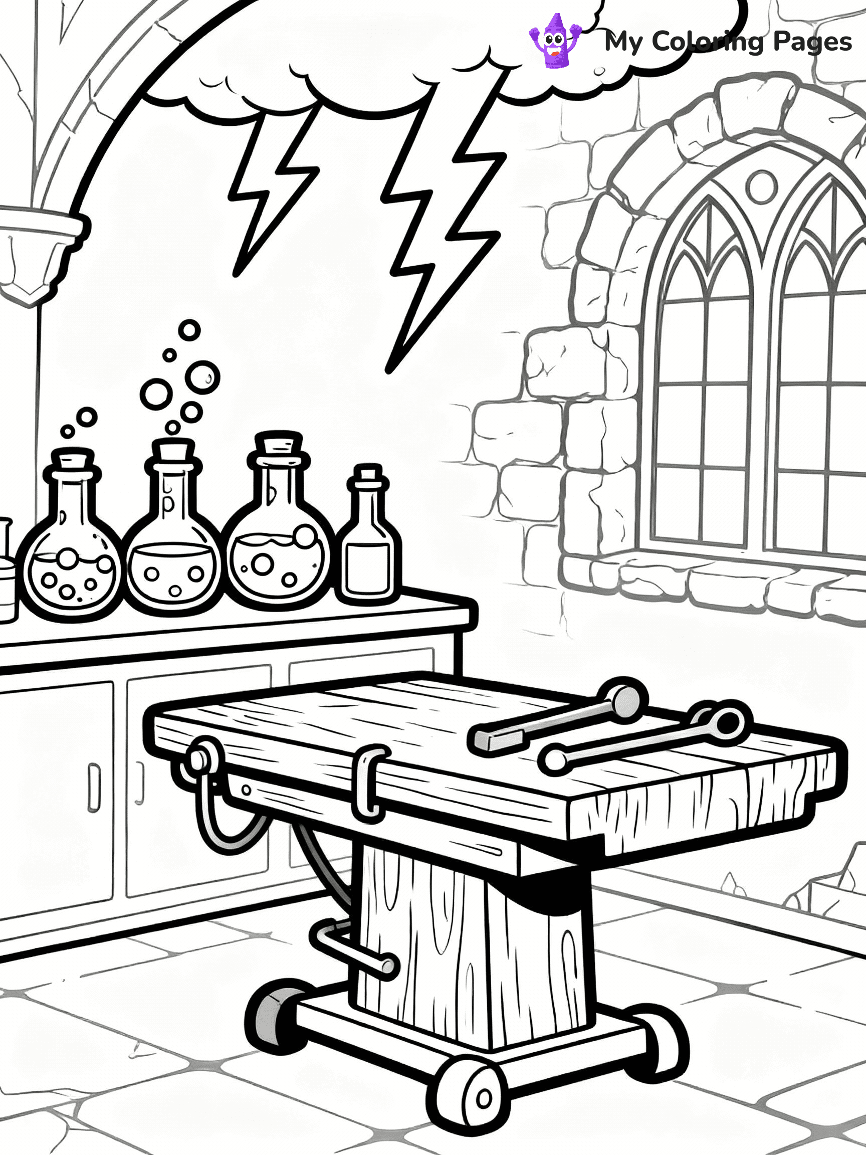 Frankenstein Coloring Pages - 23