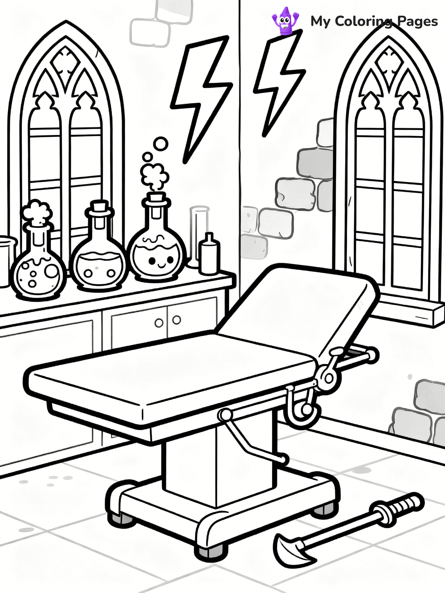 Frankenstein Coloring Pages - 22