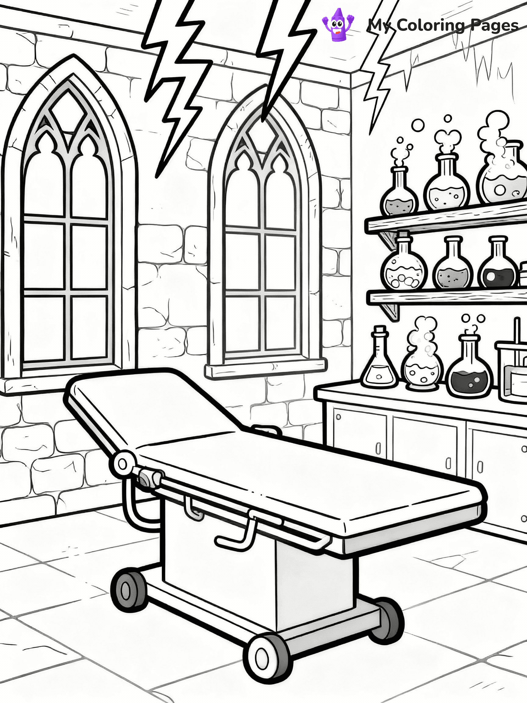 Frankenstein Coloring Pages - 20