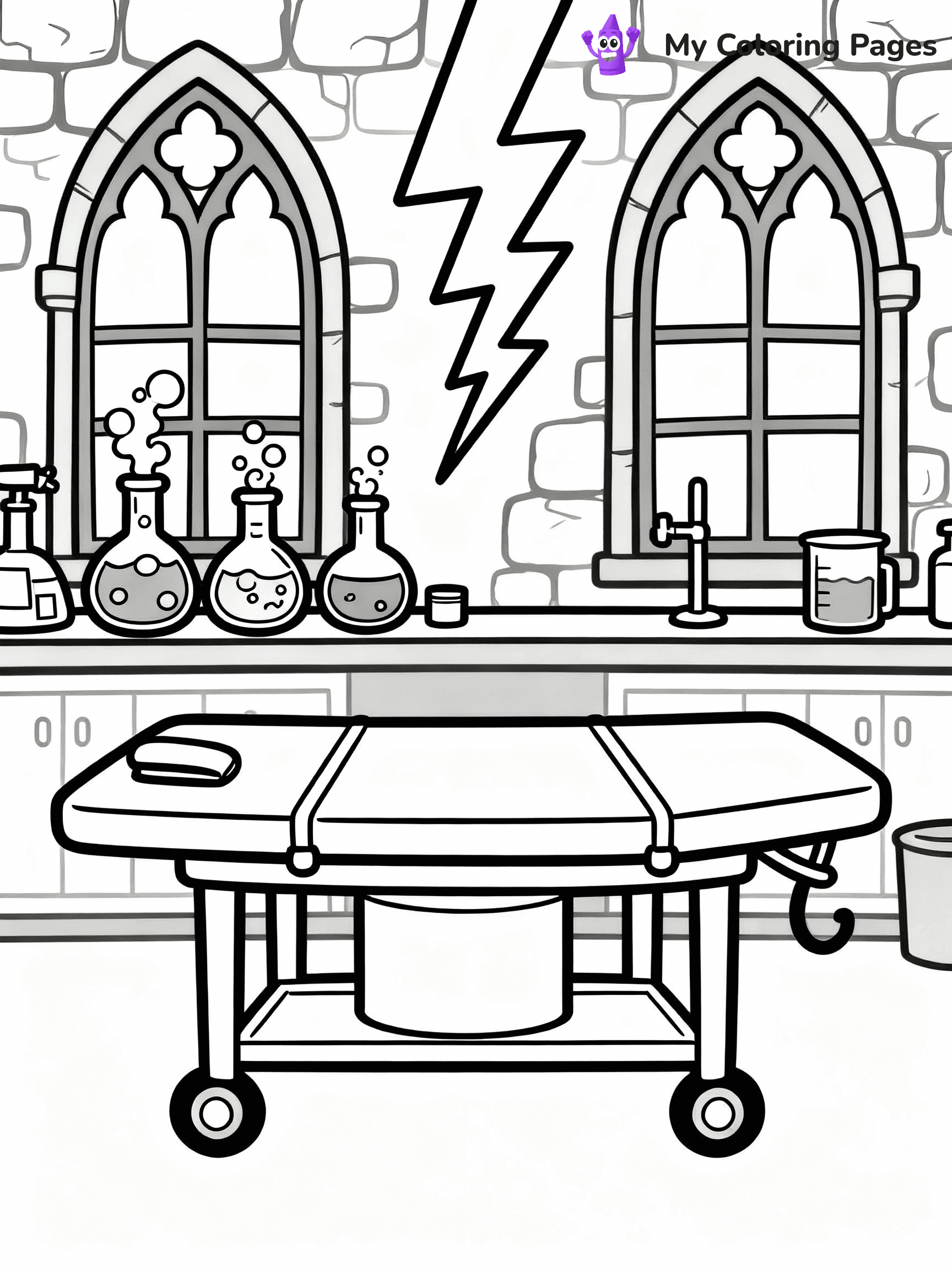 Frankenstein Coloring Pages - 19