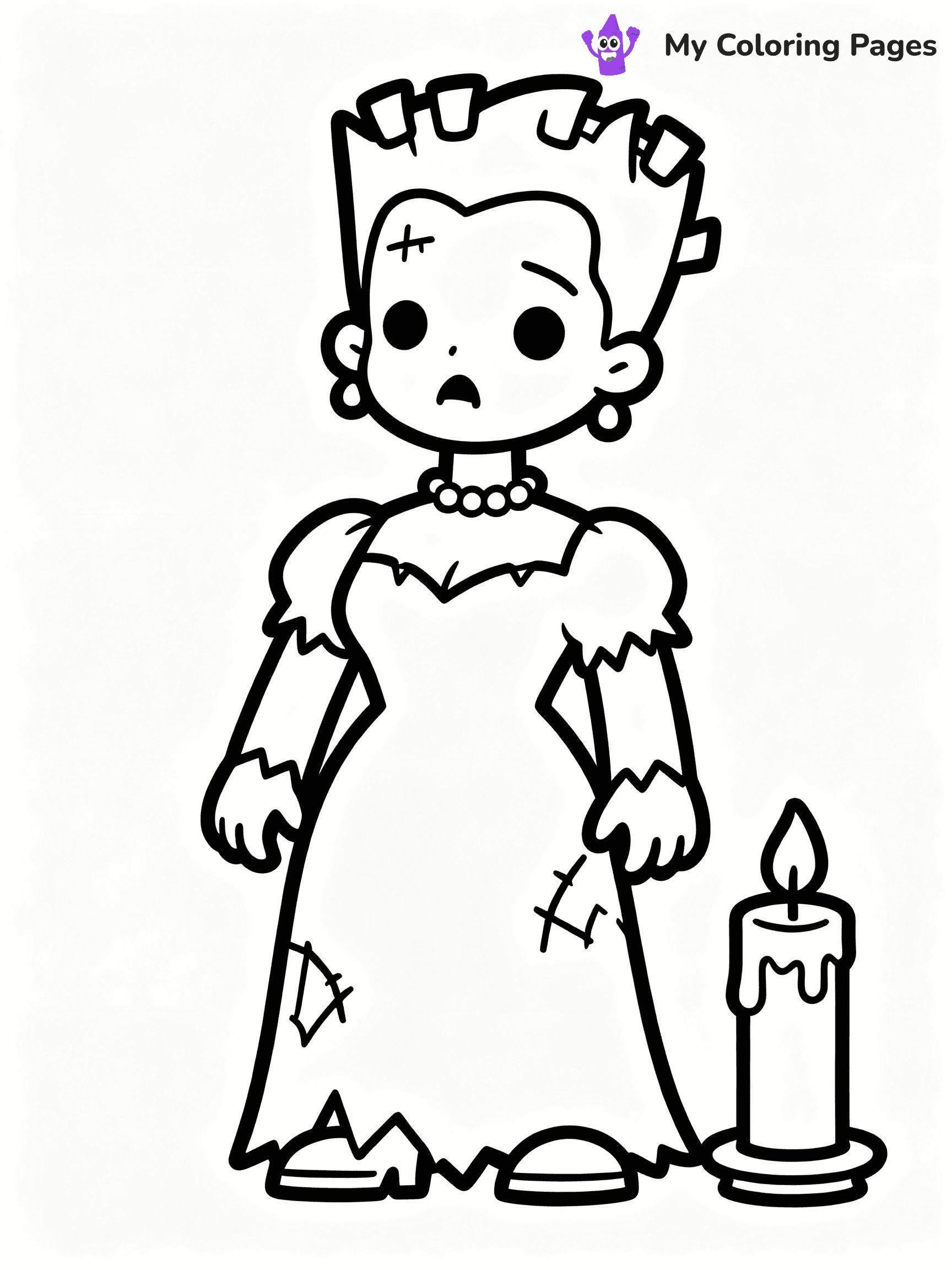 Frankenstein Coloring Pages - 18