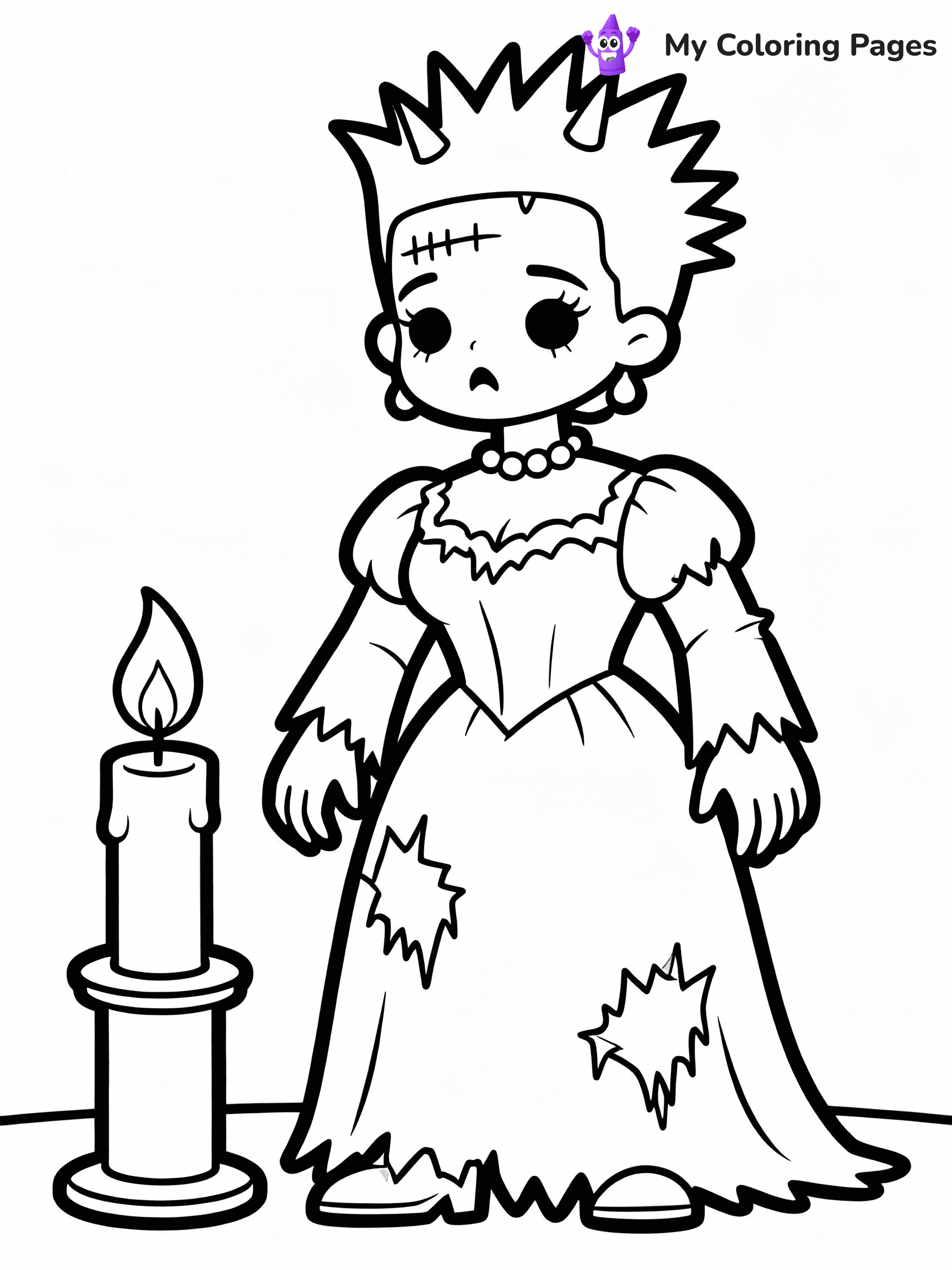 Frankenstein Coloring Pages - 17
