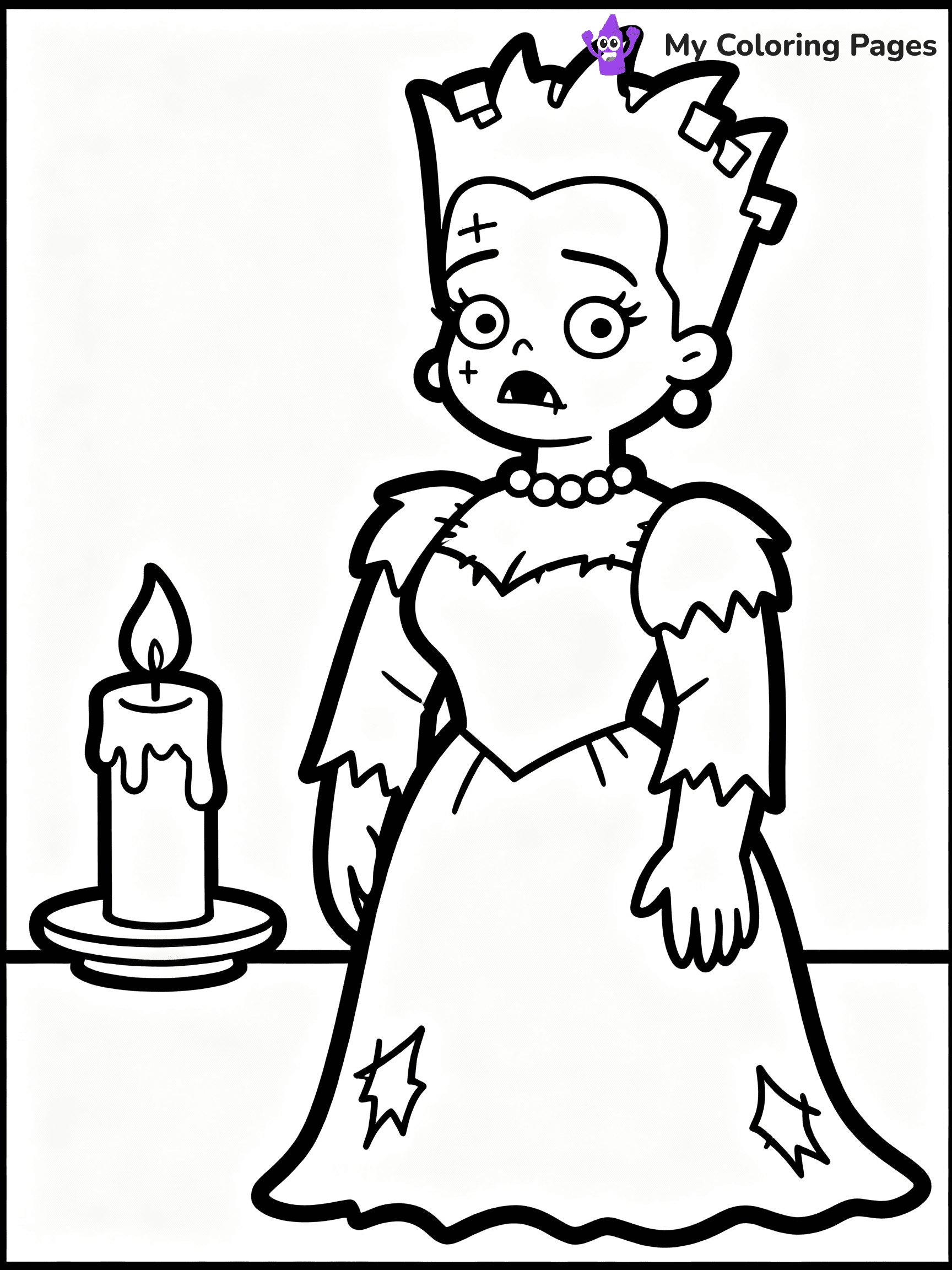 Frankenstein Coloring Pages - 15