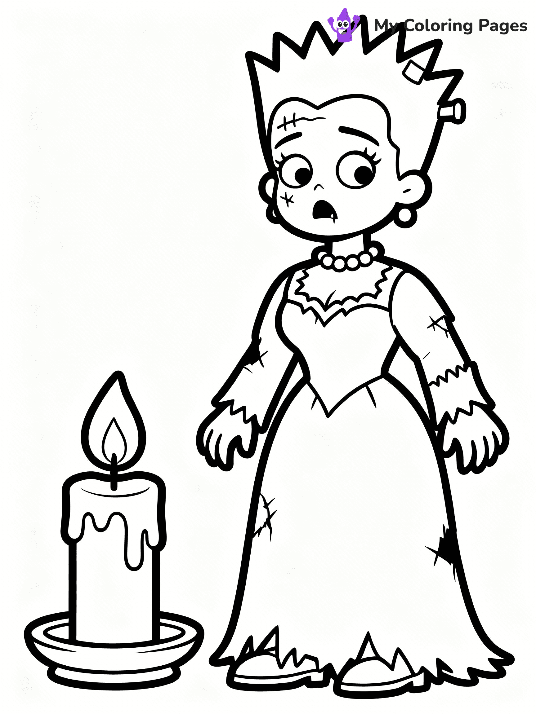 Frankenstein Coloring Pages - 14