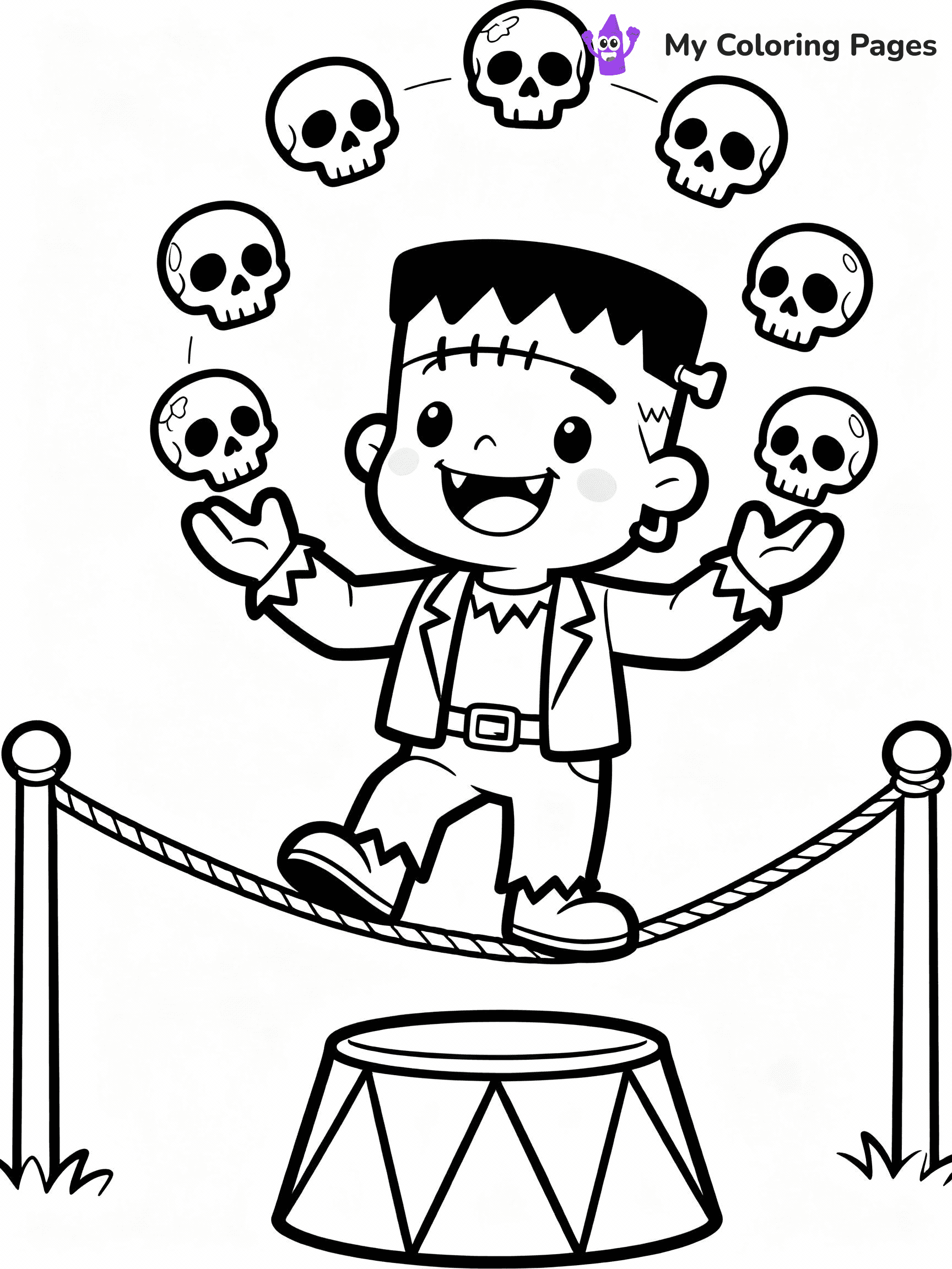 Frankenstein Coloring Pages - 11