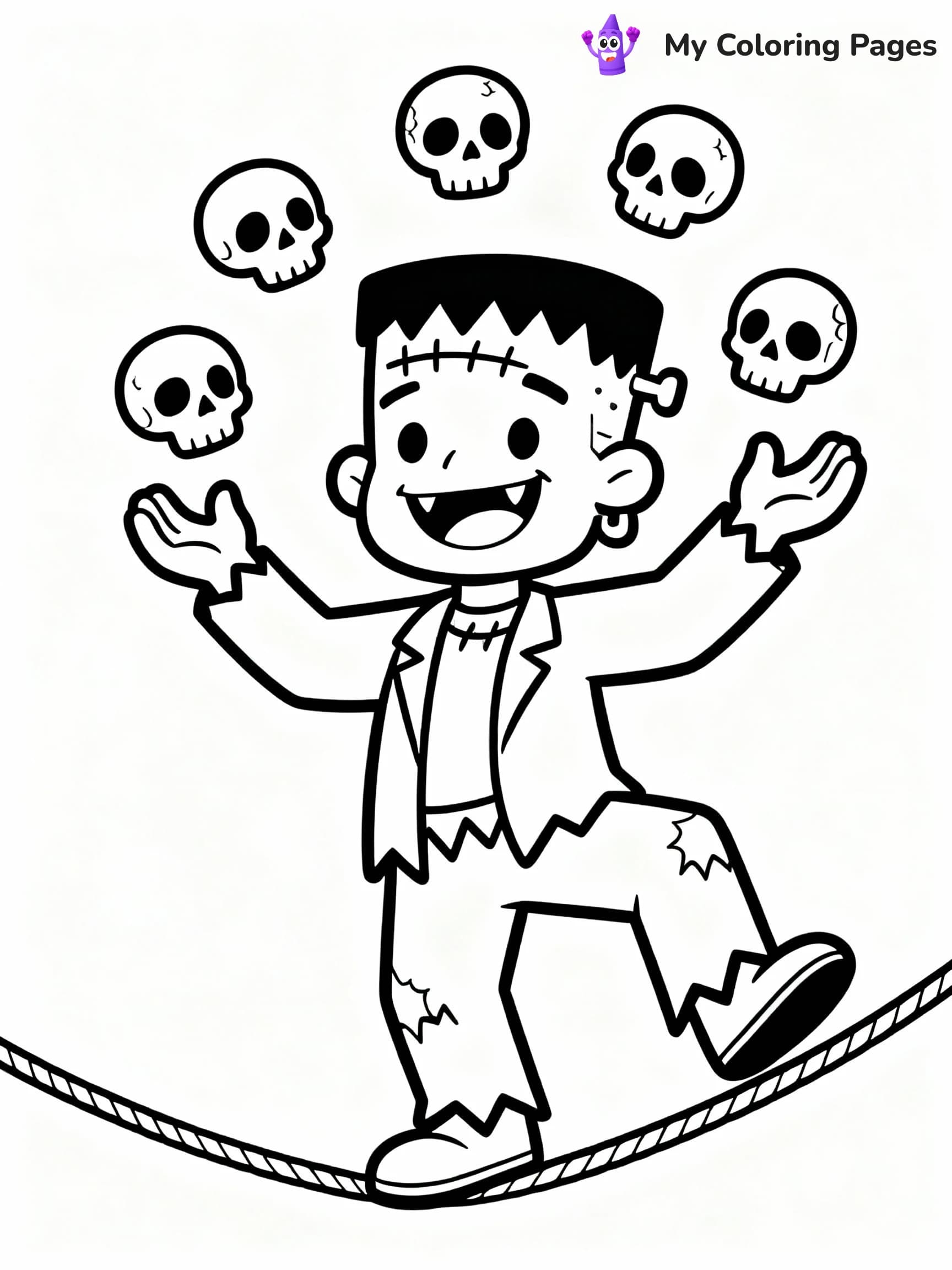 Frankenstein Coloring Pages - 10