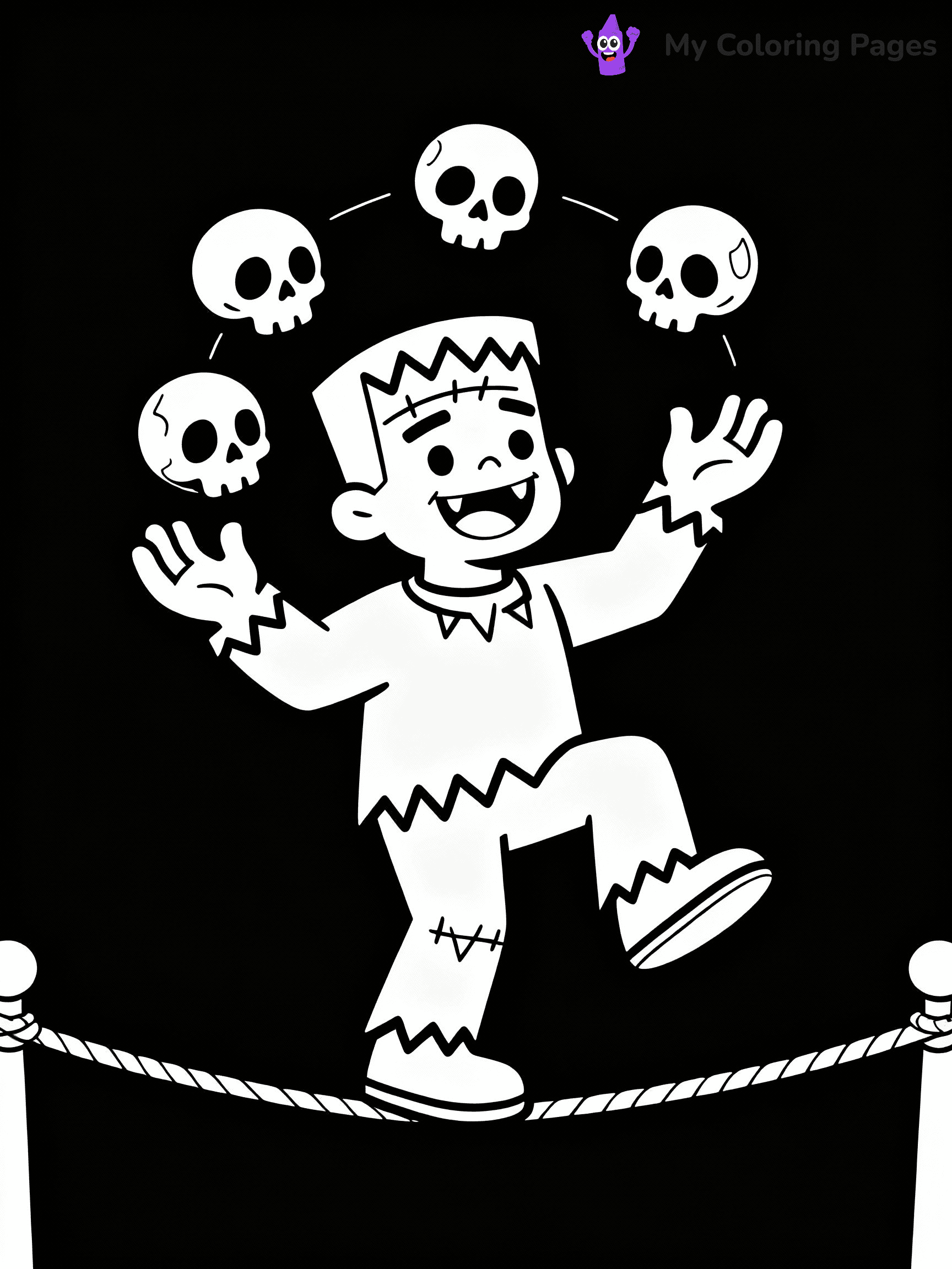 Frankenstein Coloring Pages - 8