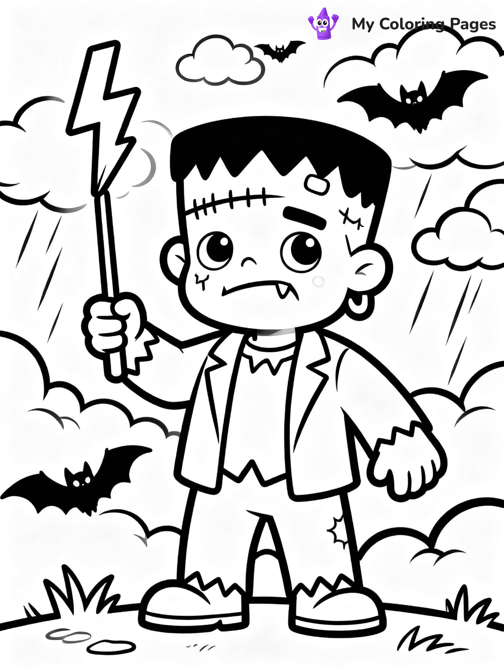 Frankenstein Coloring Pages - 6