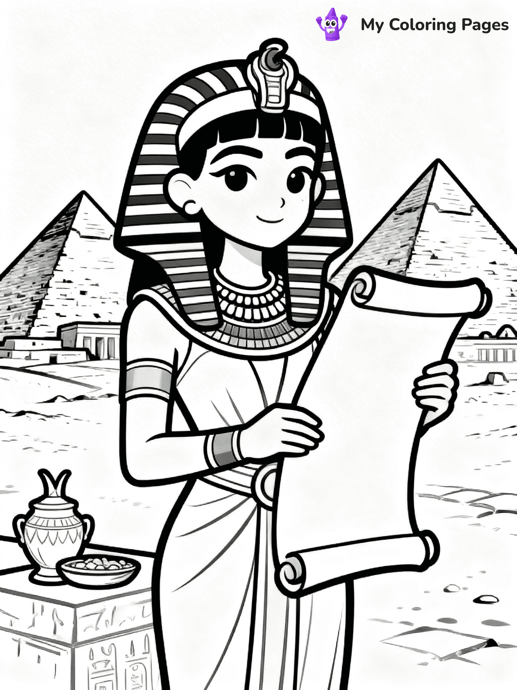 Ancient Egypt Coloring Pages - 19