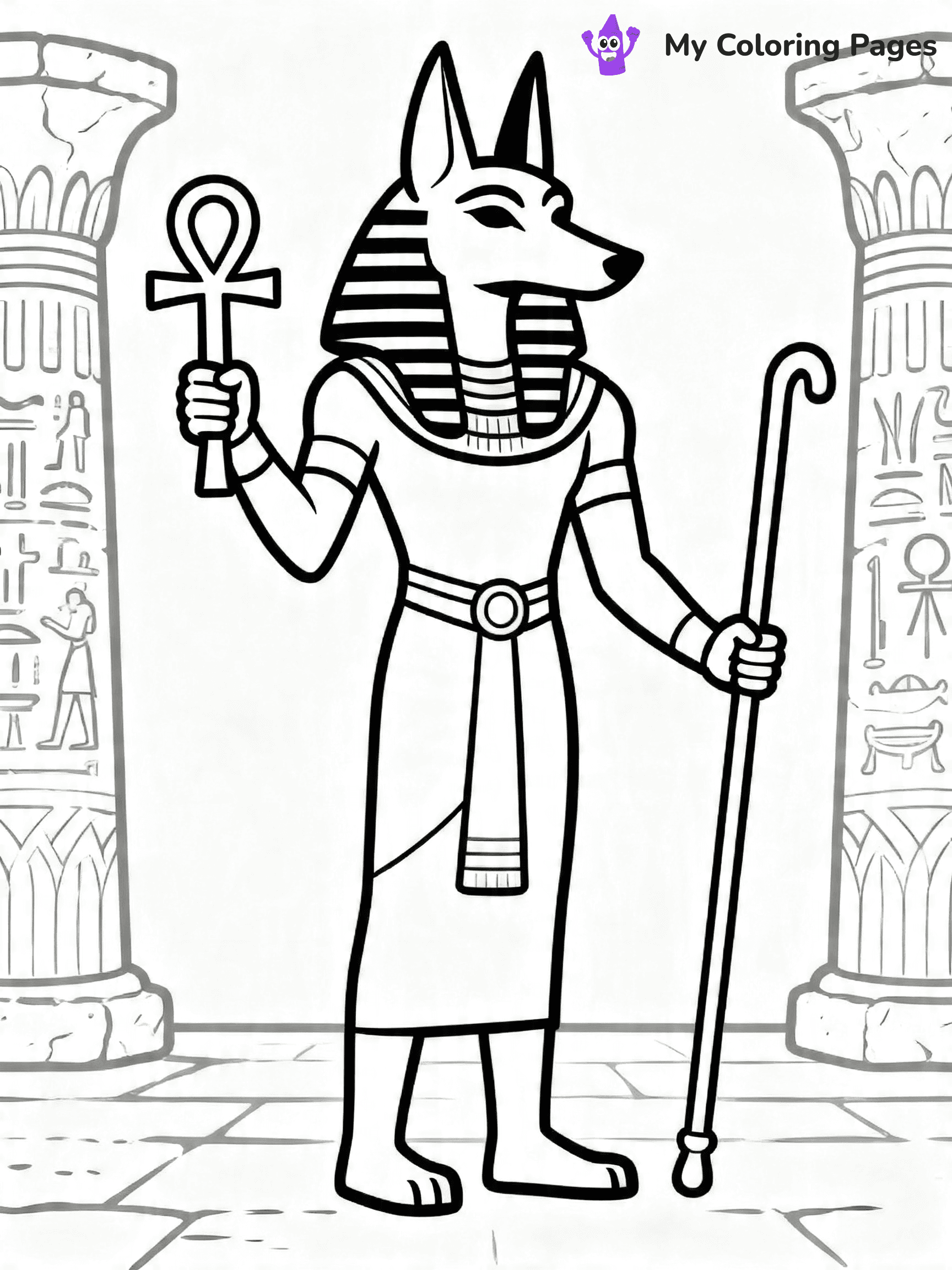 Ancient Egypt Coloring Pages - 4