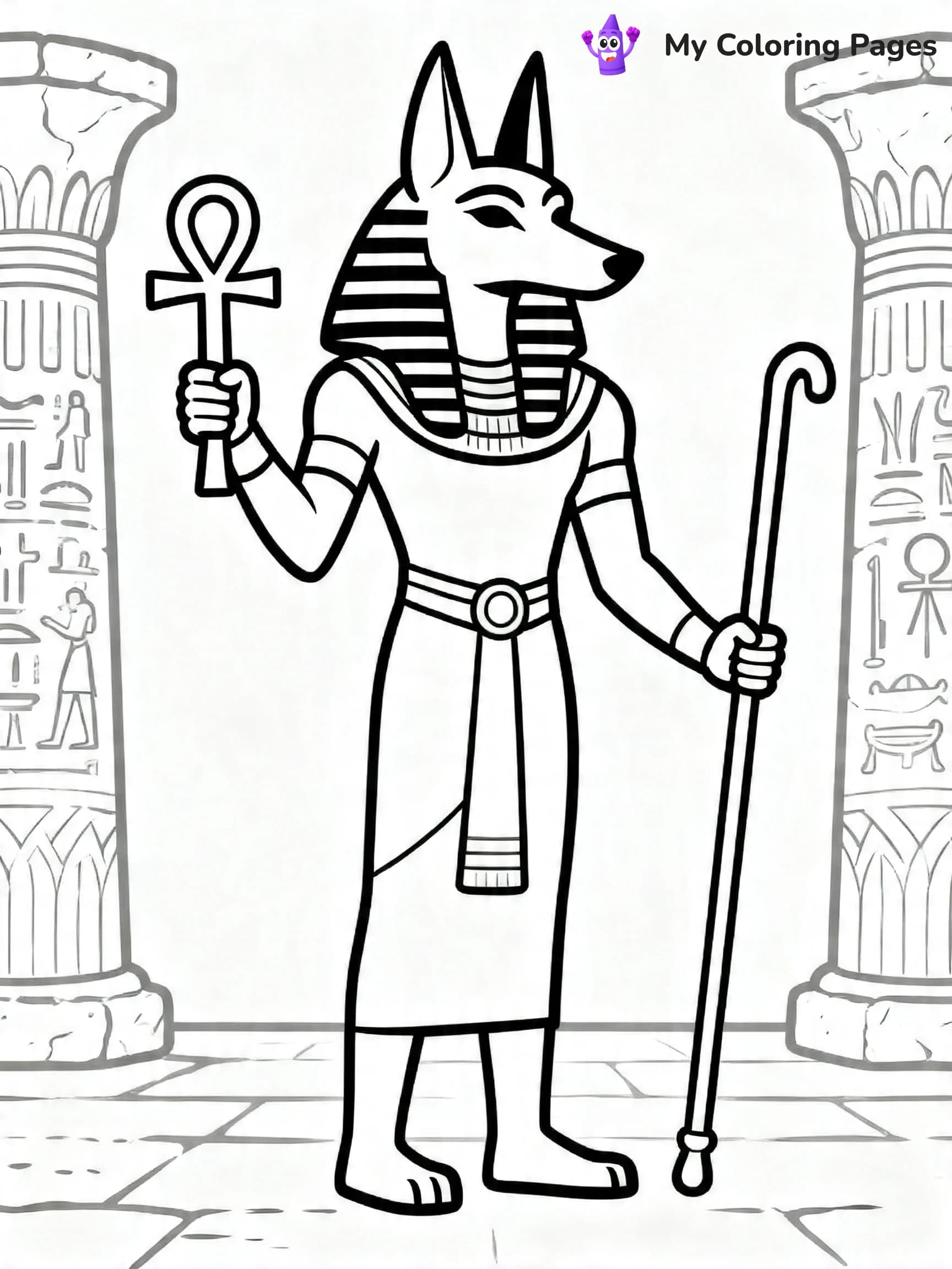 Ancient Egypt Coloring Pages - 4
