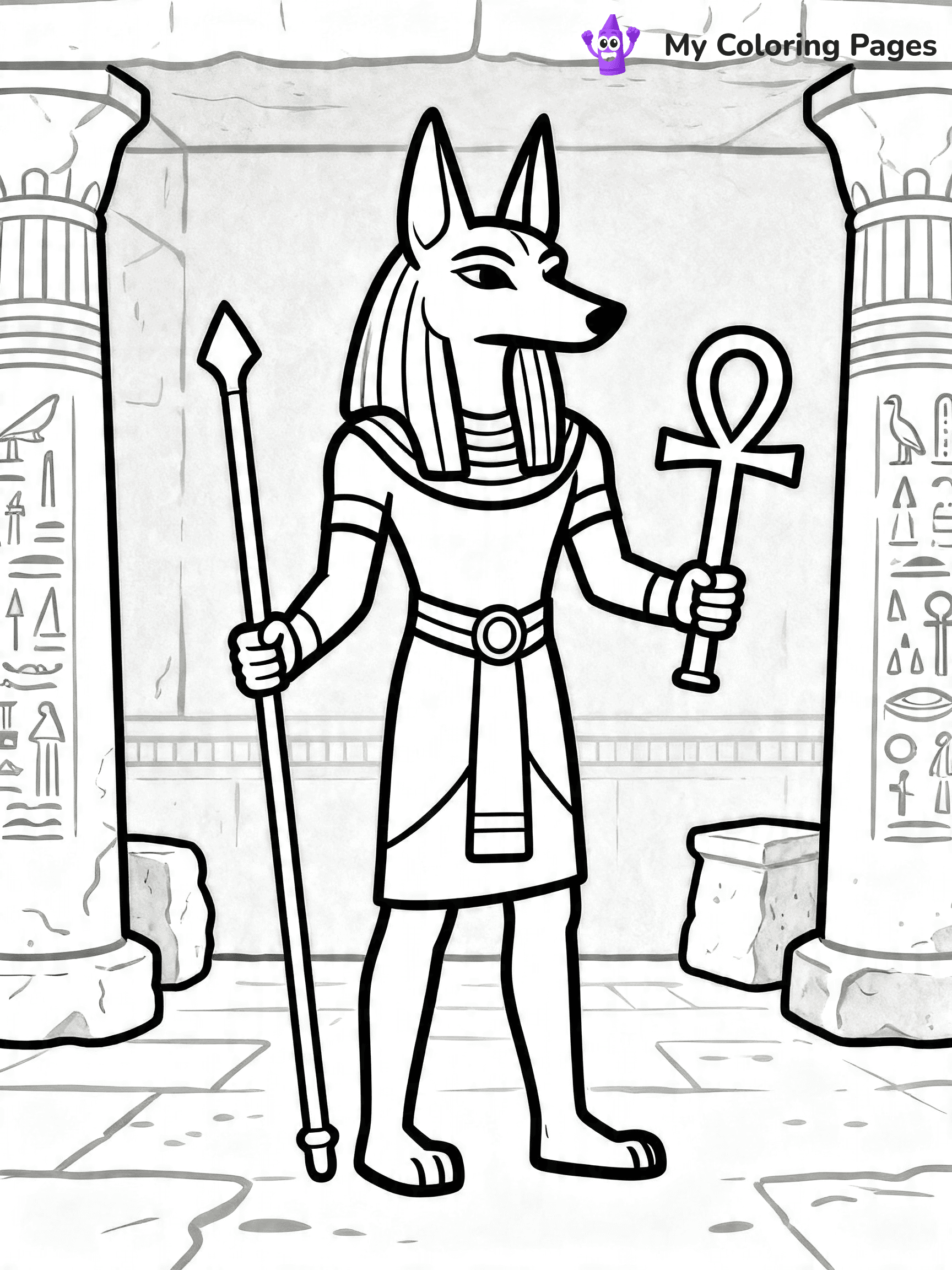Ancient Egypt Coloring Pages - 2