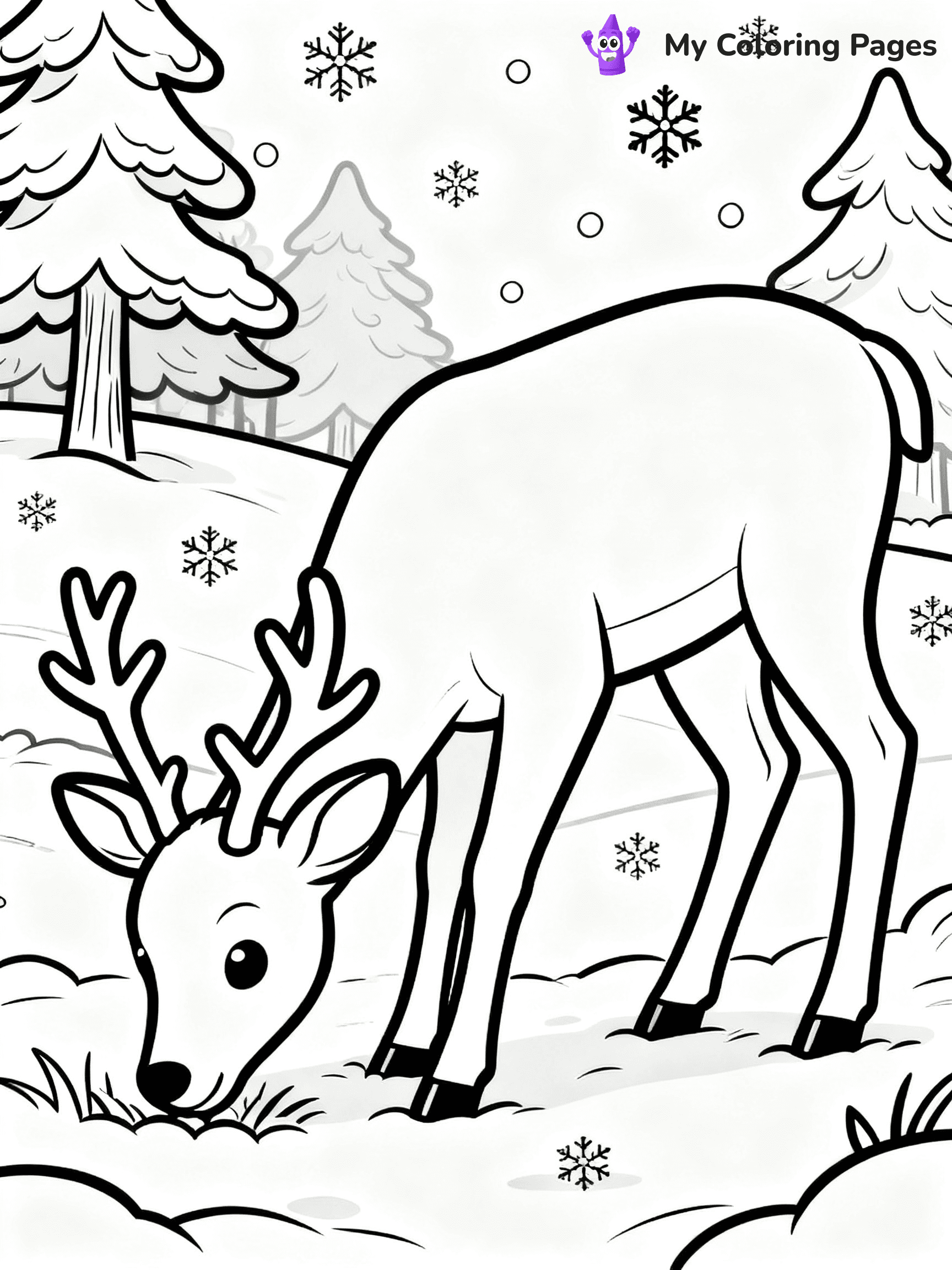 Winter Wonderland Coloring Pages - 24