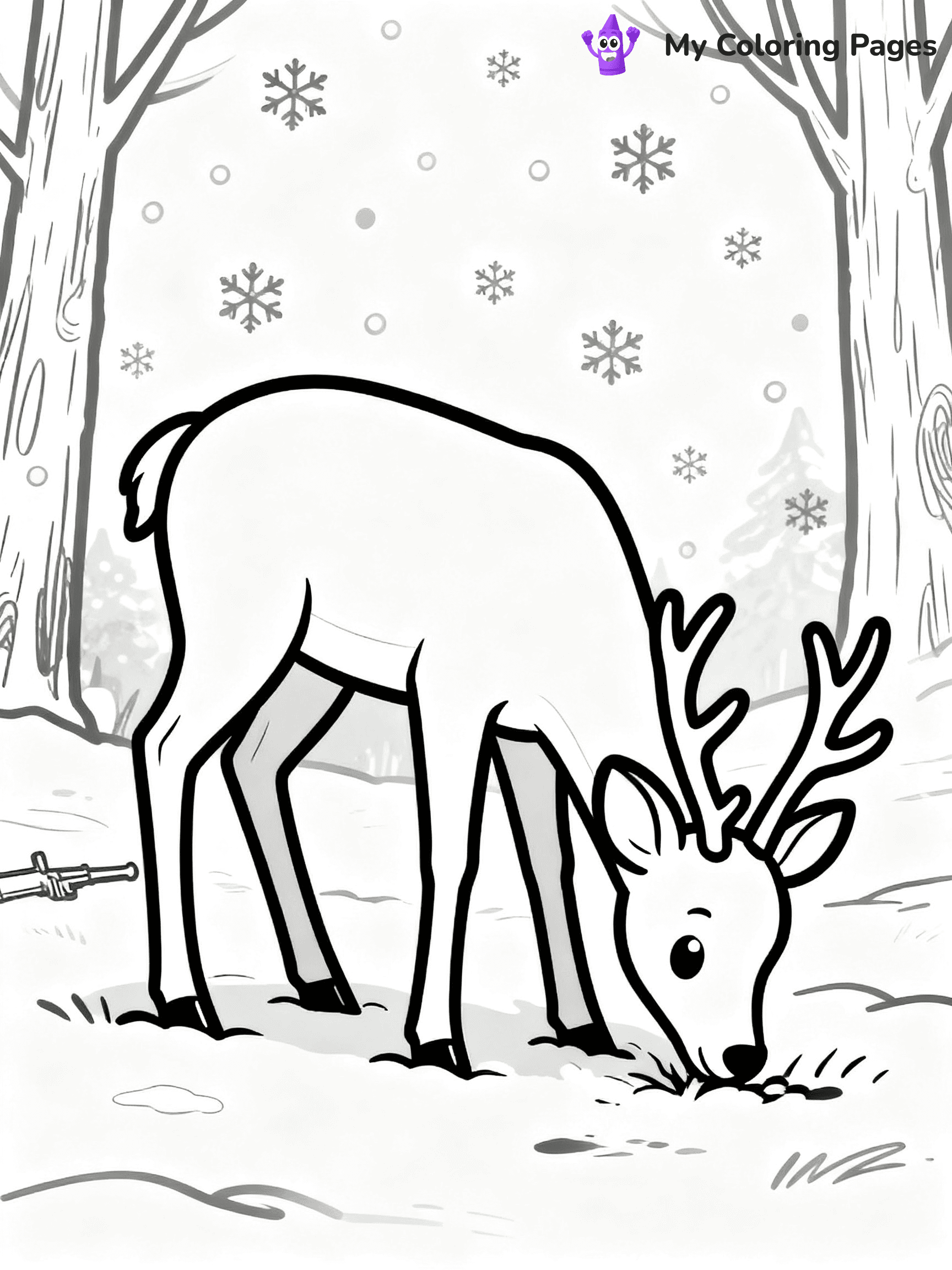Winter Wonderland Coloring Pages - 23