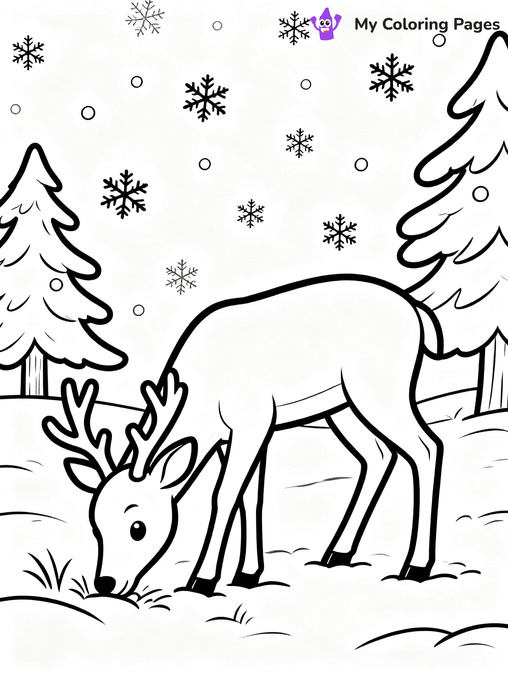 Winter Wonderland Coloring Pages - 22