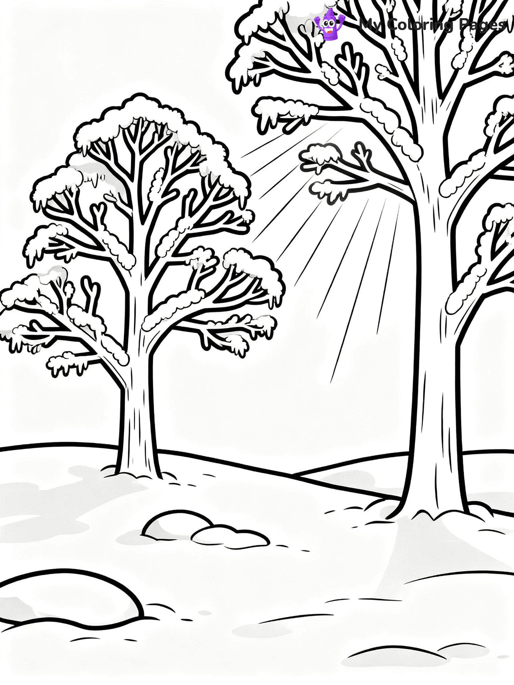 Winter Wonderland Coloring Pages - 20