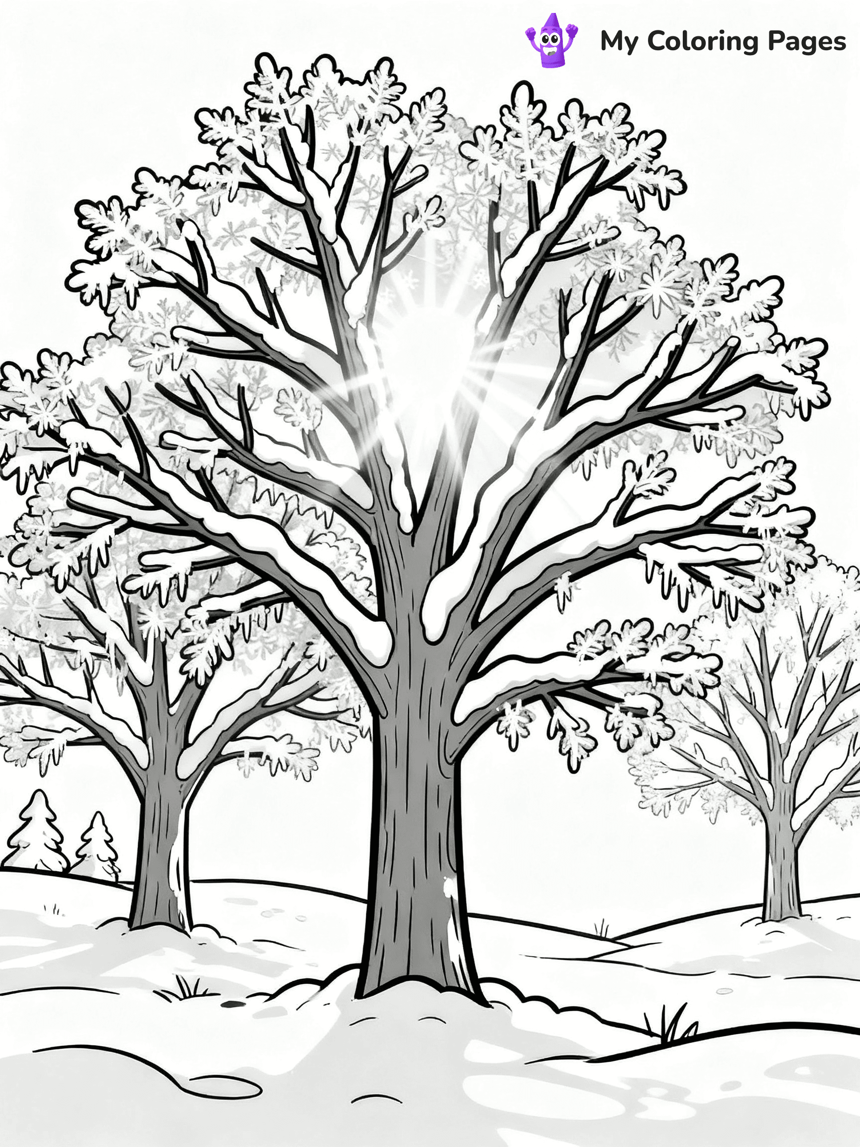 Winter Wonderland Coloring Pages - 15