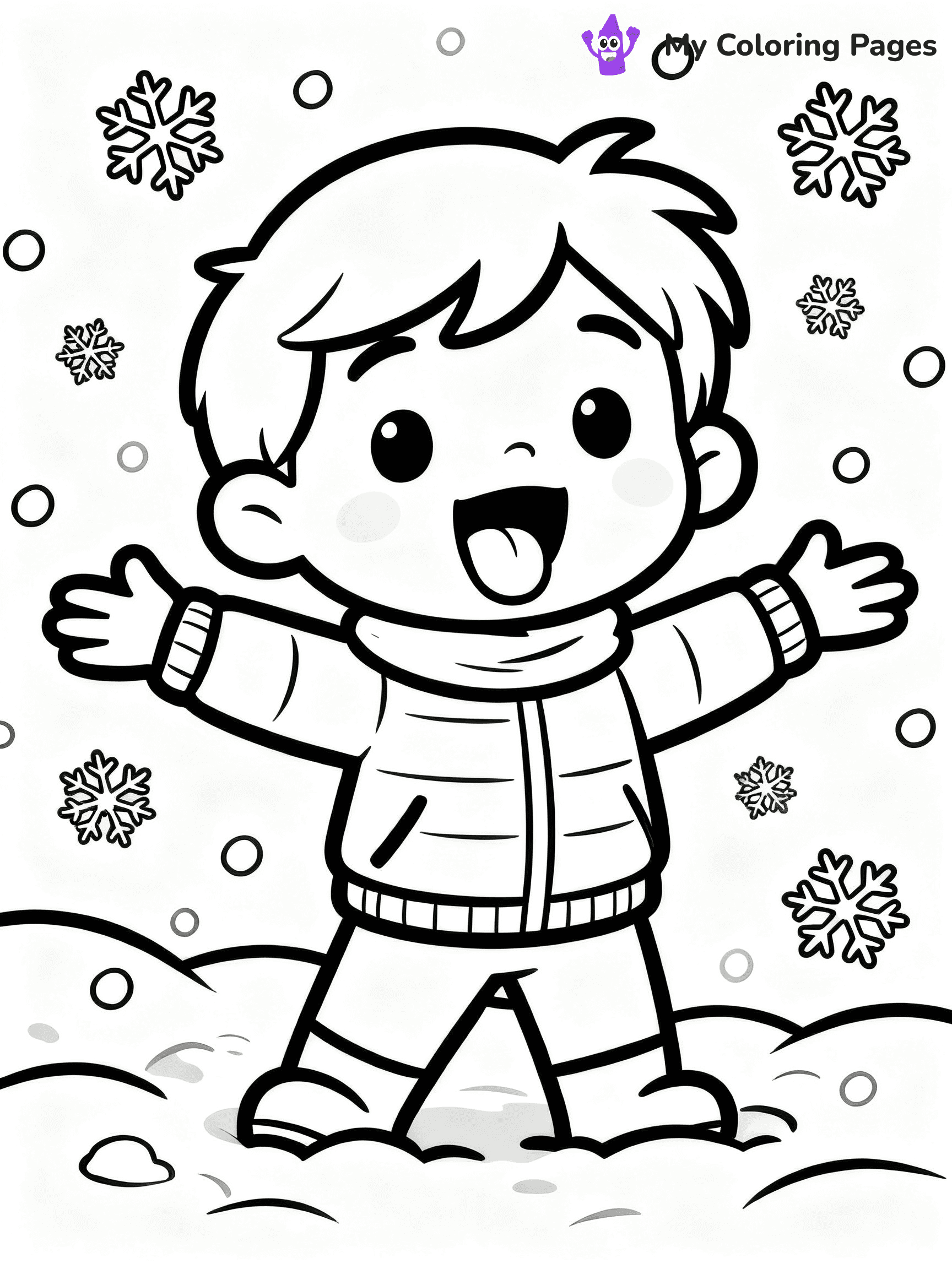 Winter Wonderland Coloring Pages - 13