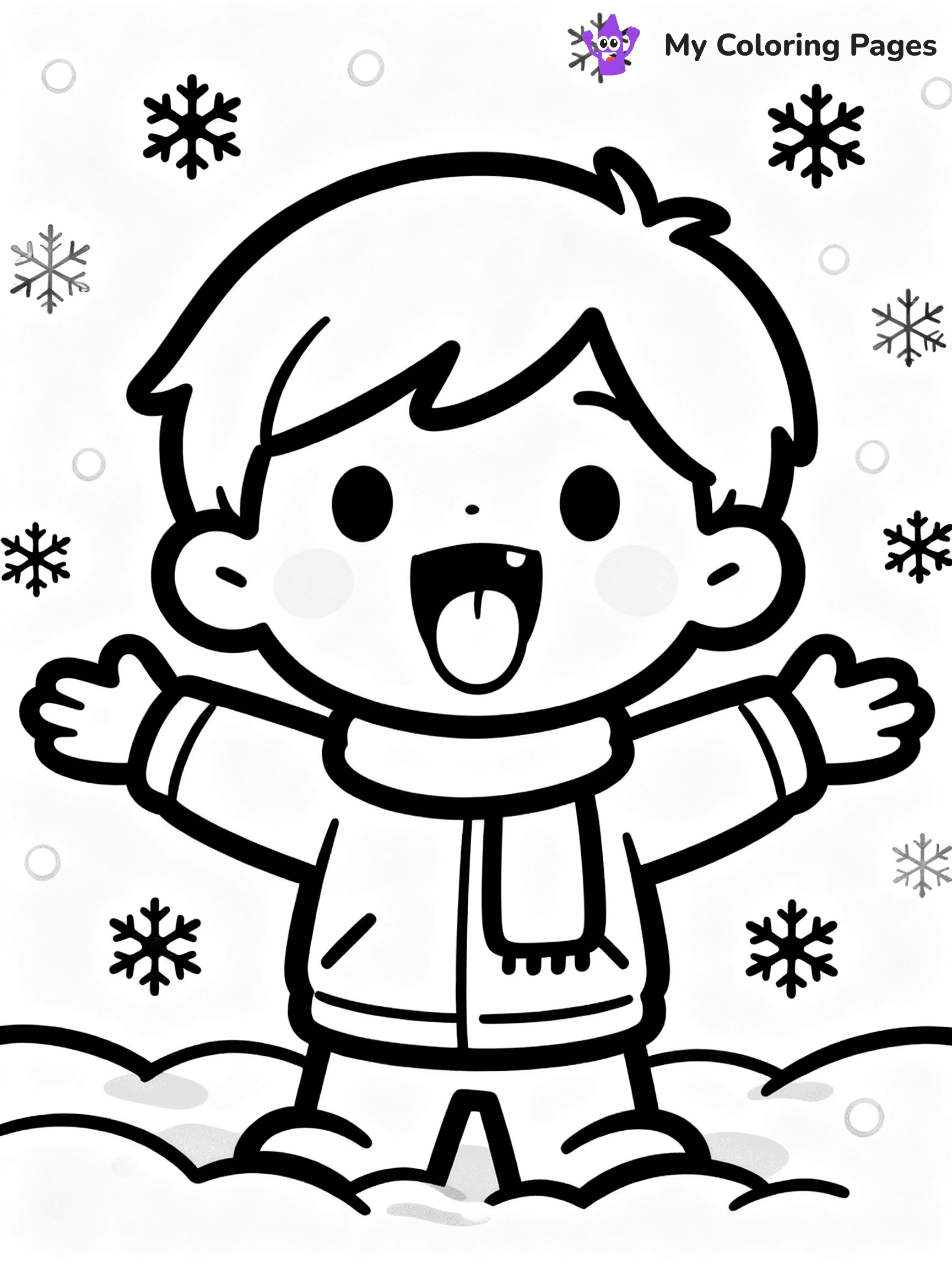 Winter Wonderland Coloring Pages - 12
