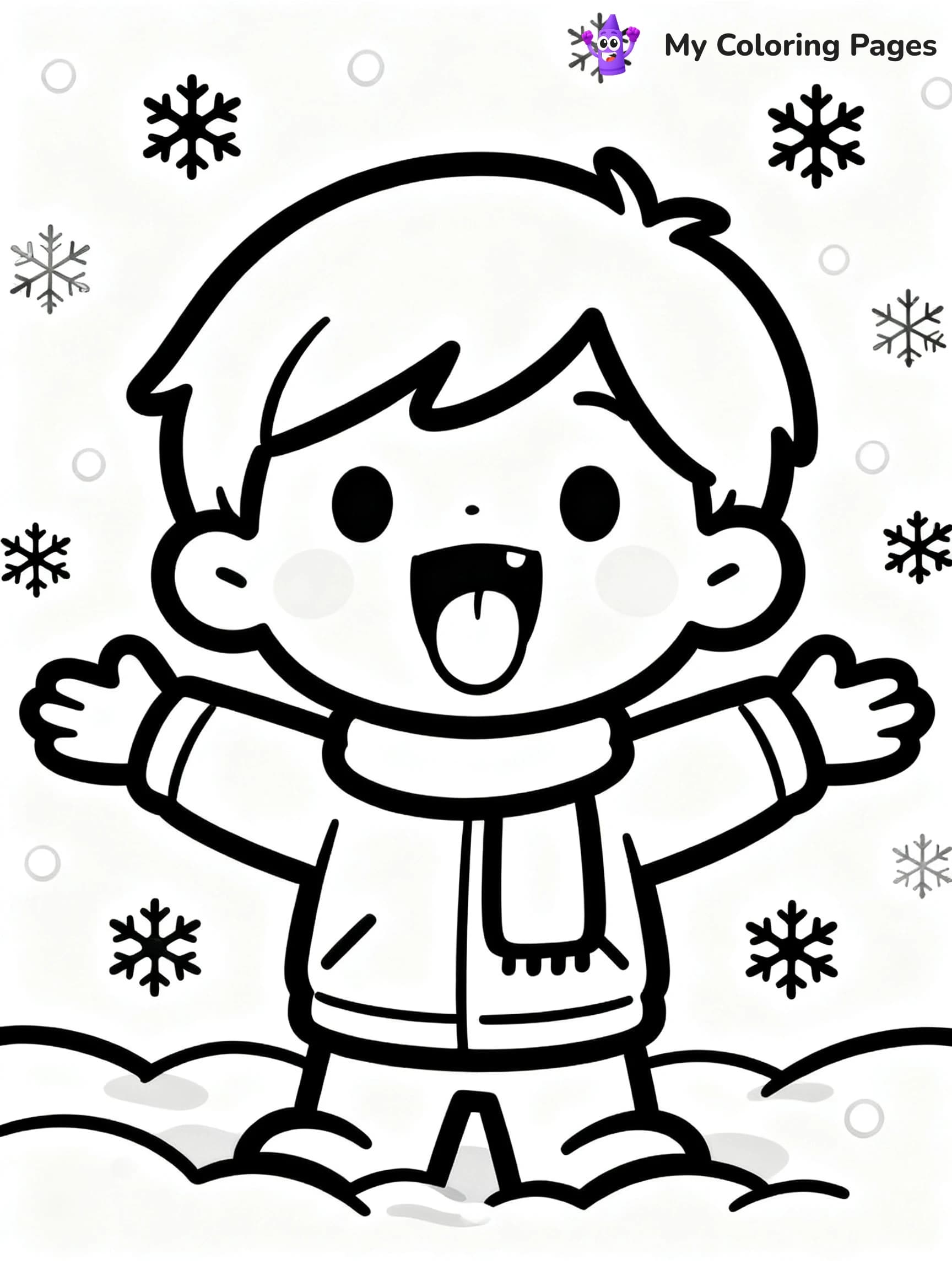 Winter Wonderland Coloring Pages - 12