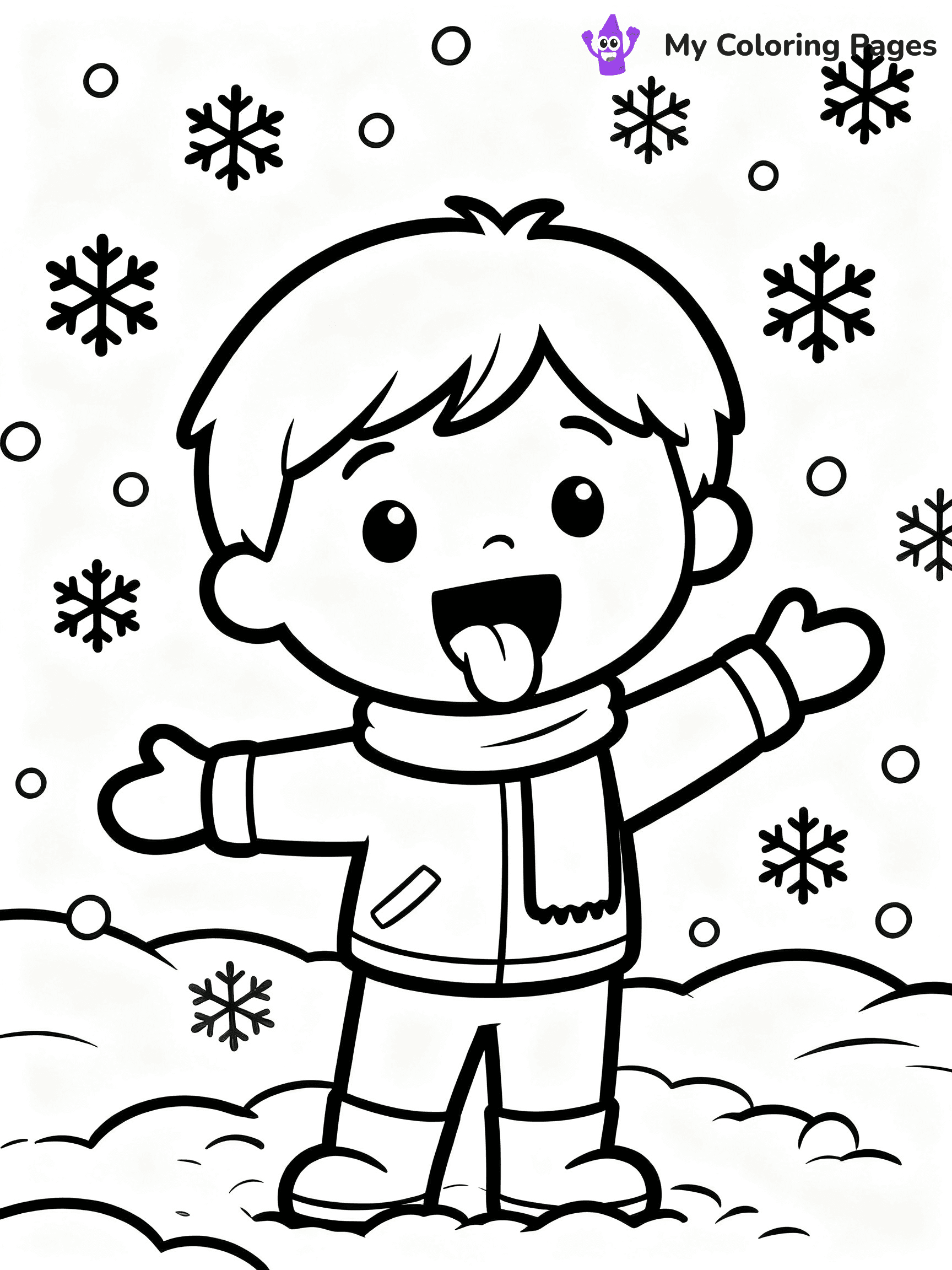 Winter Wonderland Coloring Pages - 11