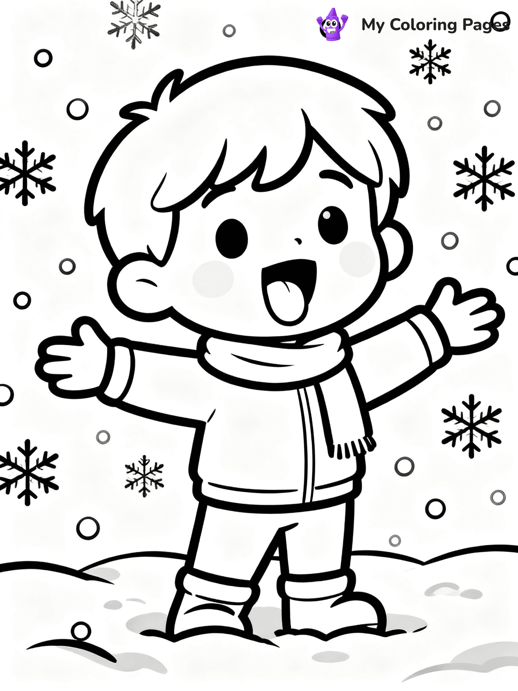Winter Wonderland Coloring Pages - 9