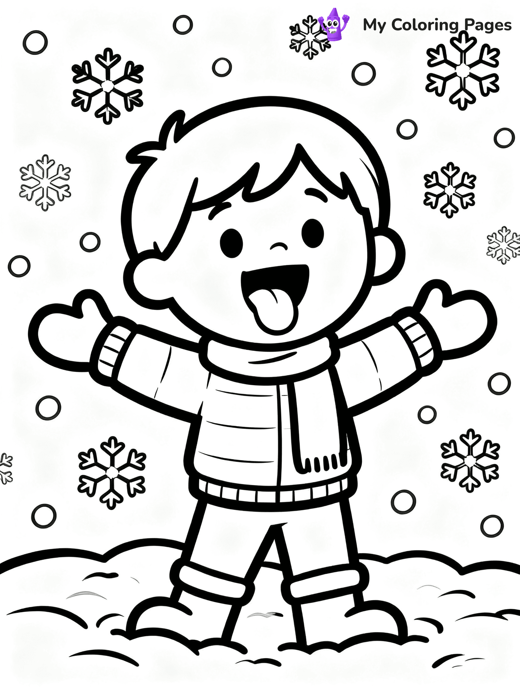 Winter Wonderland Coloring Pages - 8