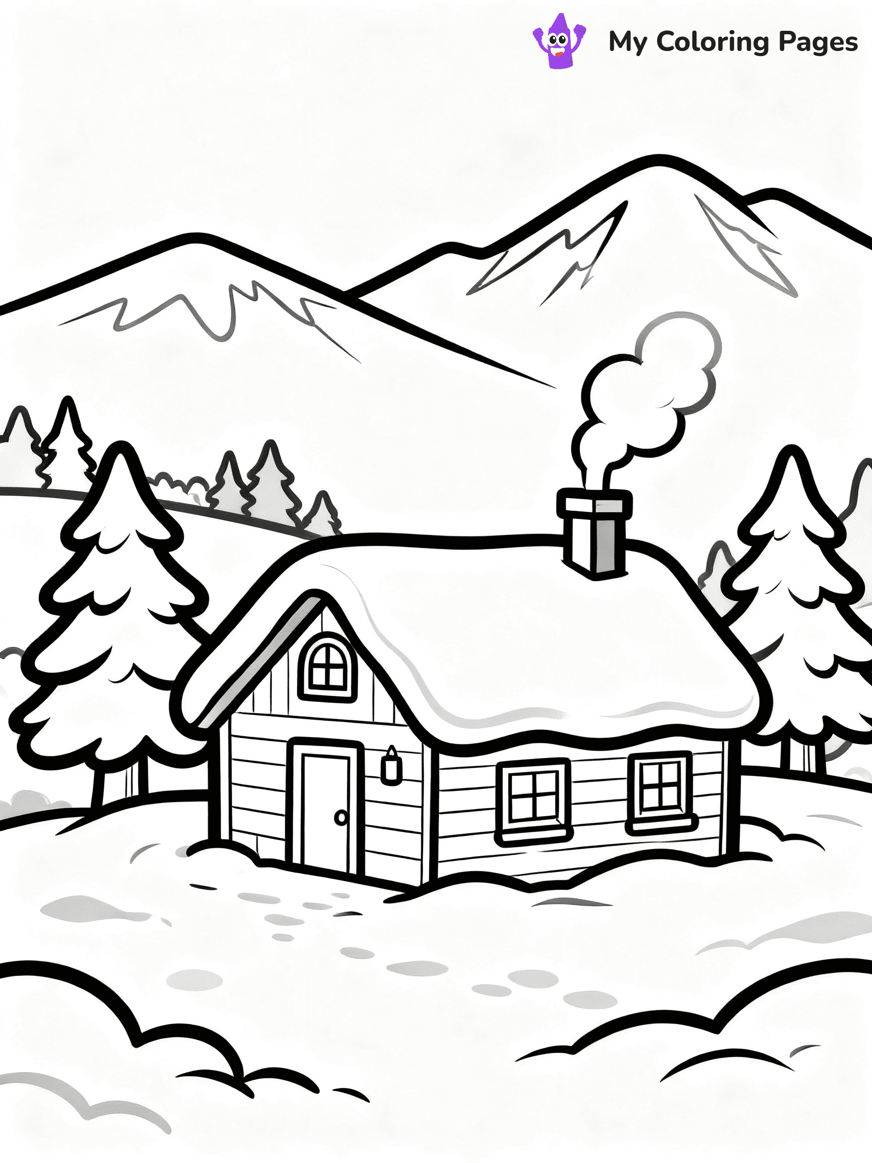 Winter Wonderland Coloring Pages - 6