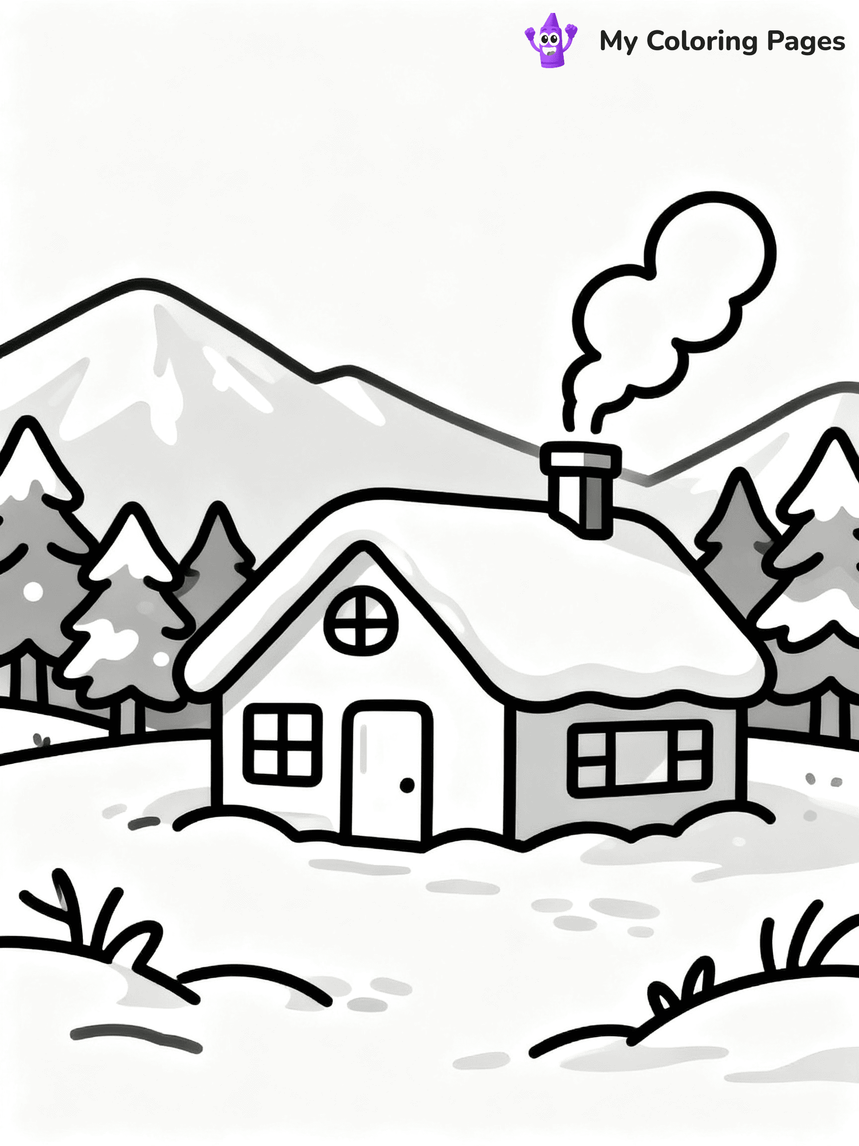 Winter Wonderland Coloring Pages - 5