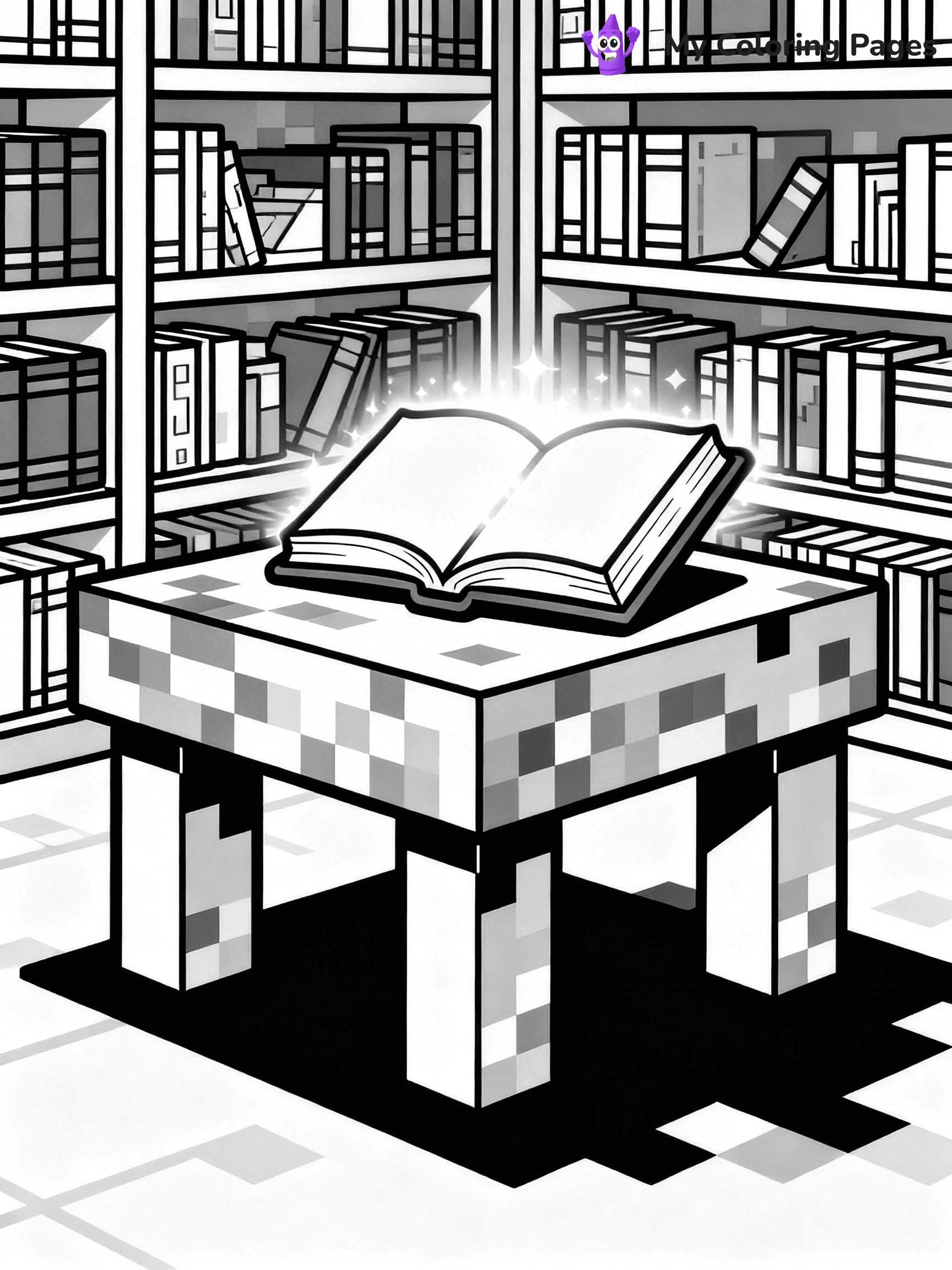 Sword Minecraft Coloring Pages - 25