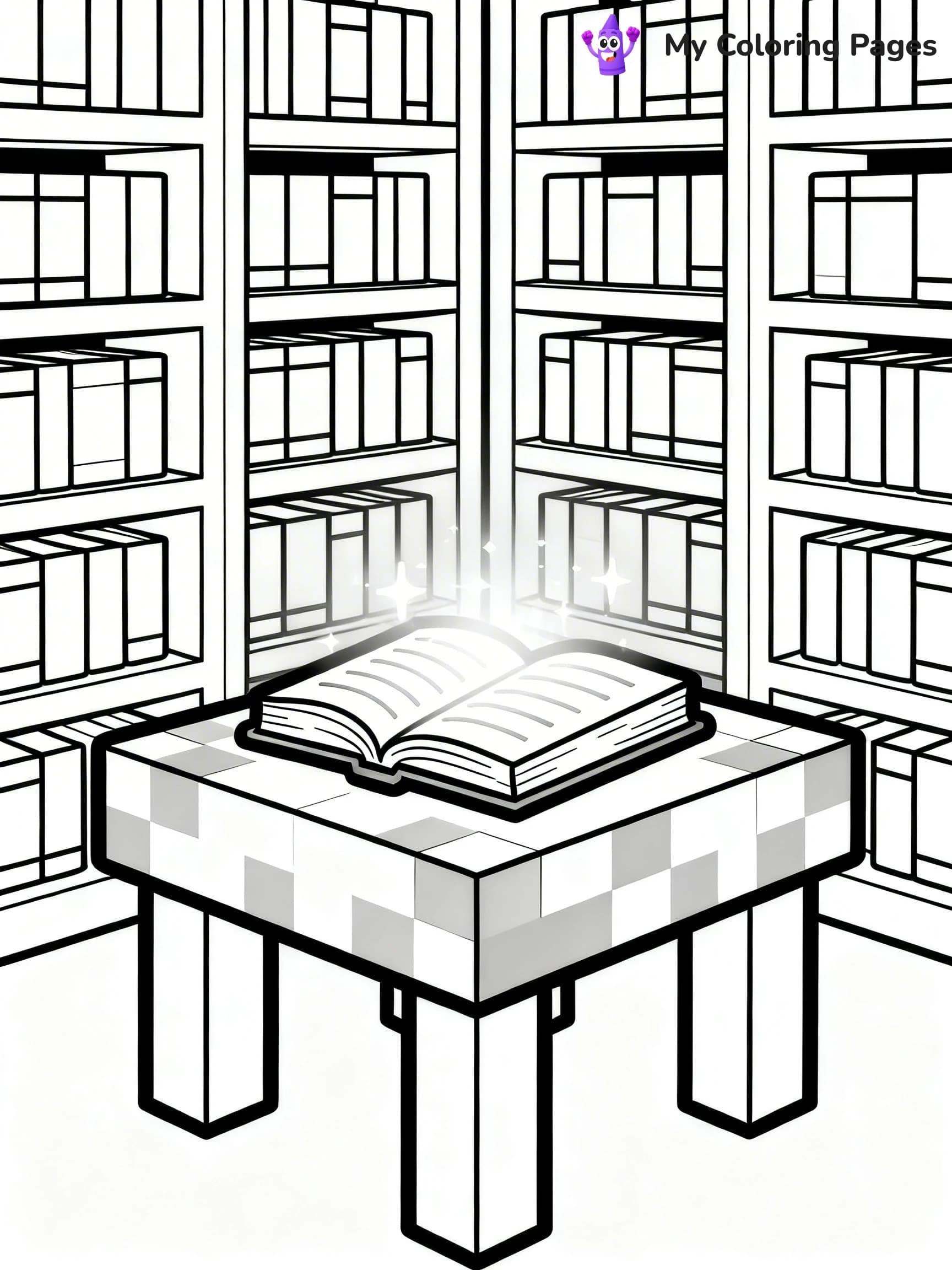 Sword Minecraft Coloring Pages - 24