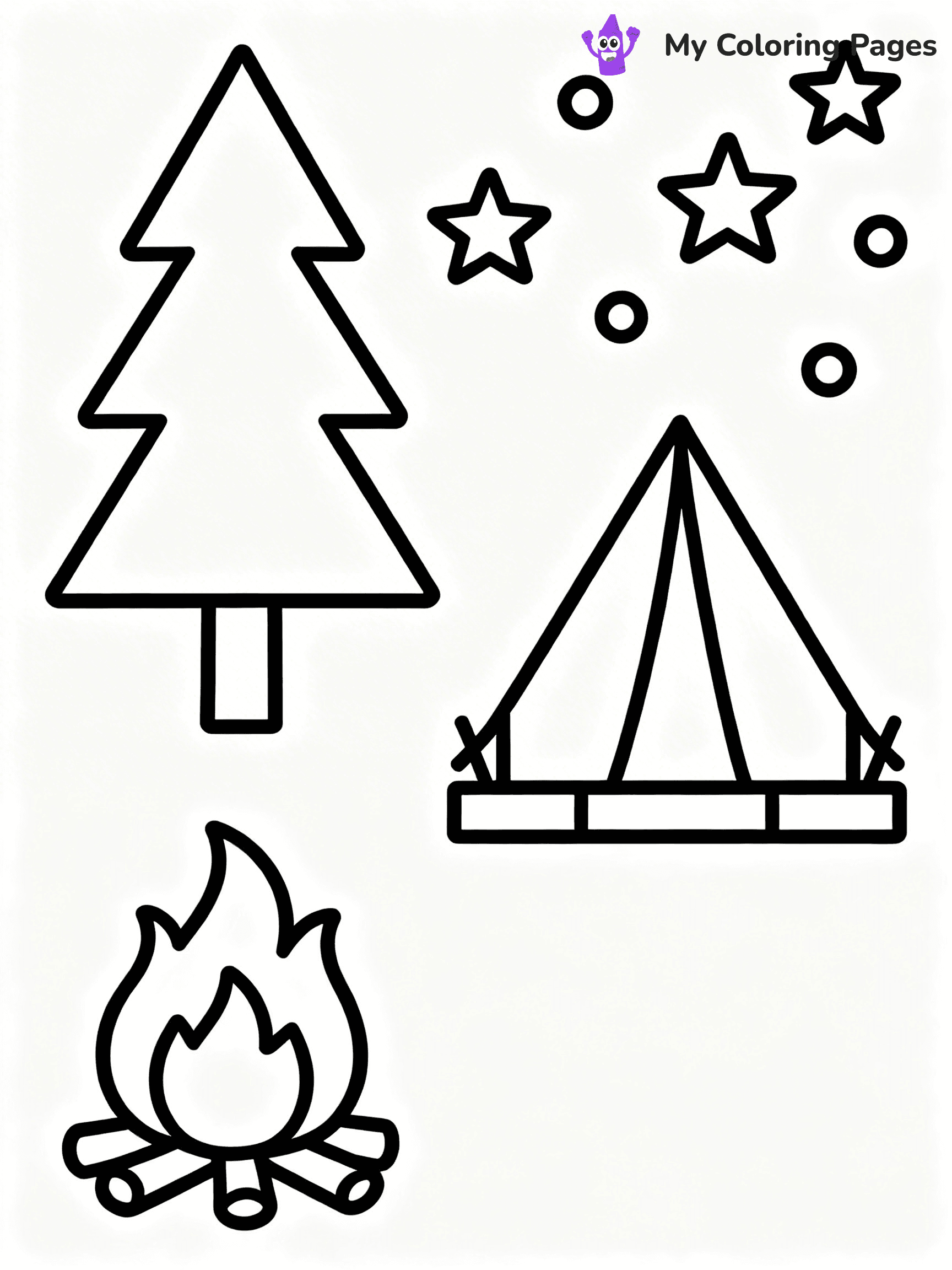 Pine Tree Coloring Pages - 55