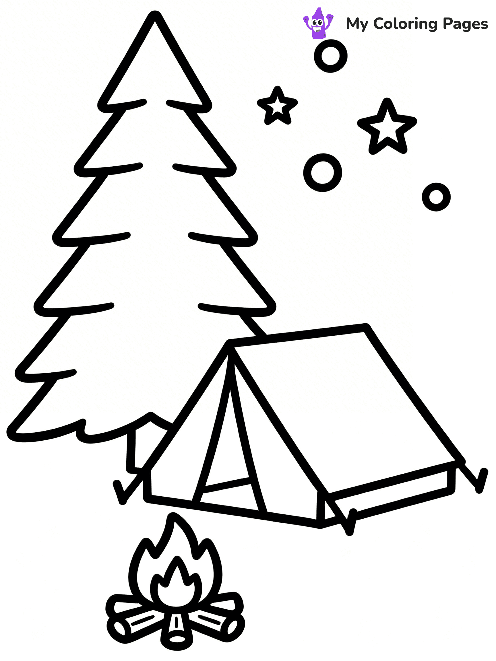 Pine Tree Coloring Pages - 52
