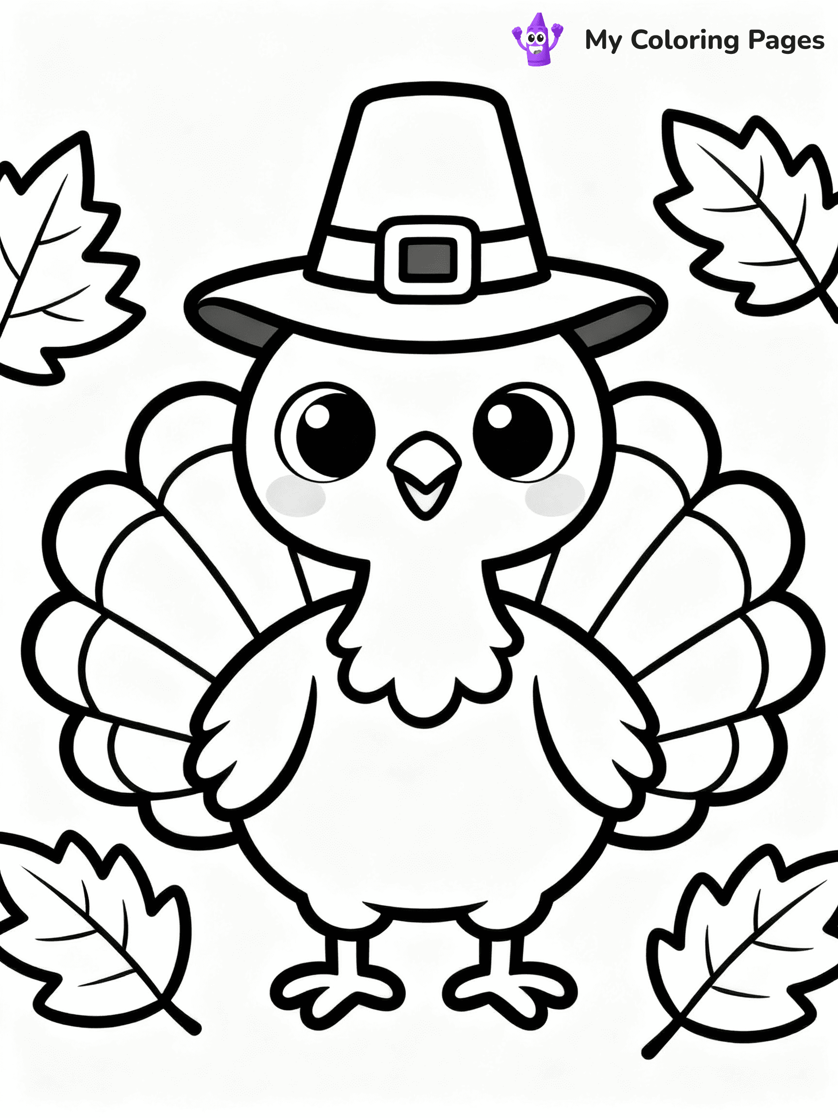 Turkey Coloring Pages Pdf - 54