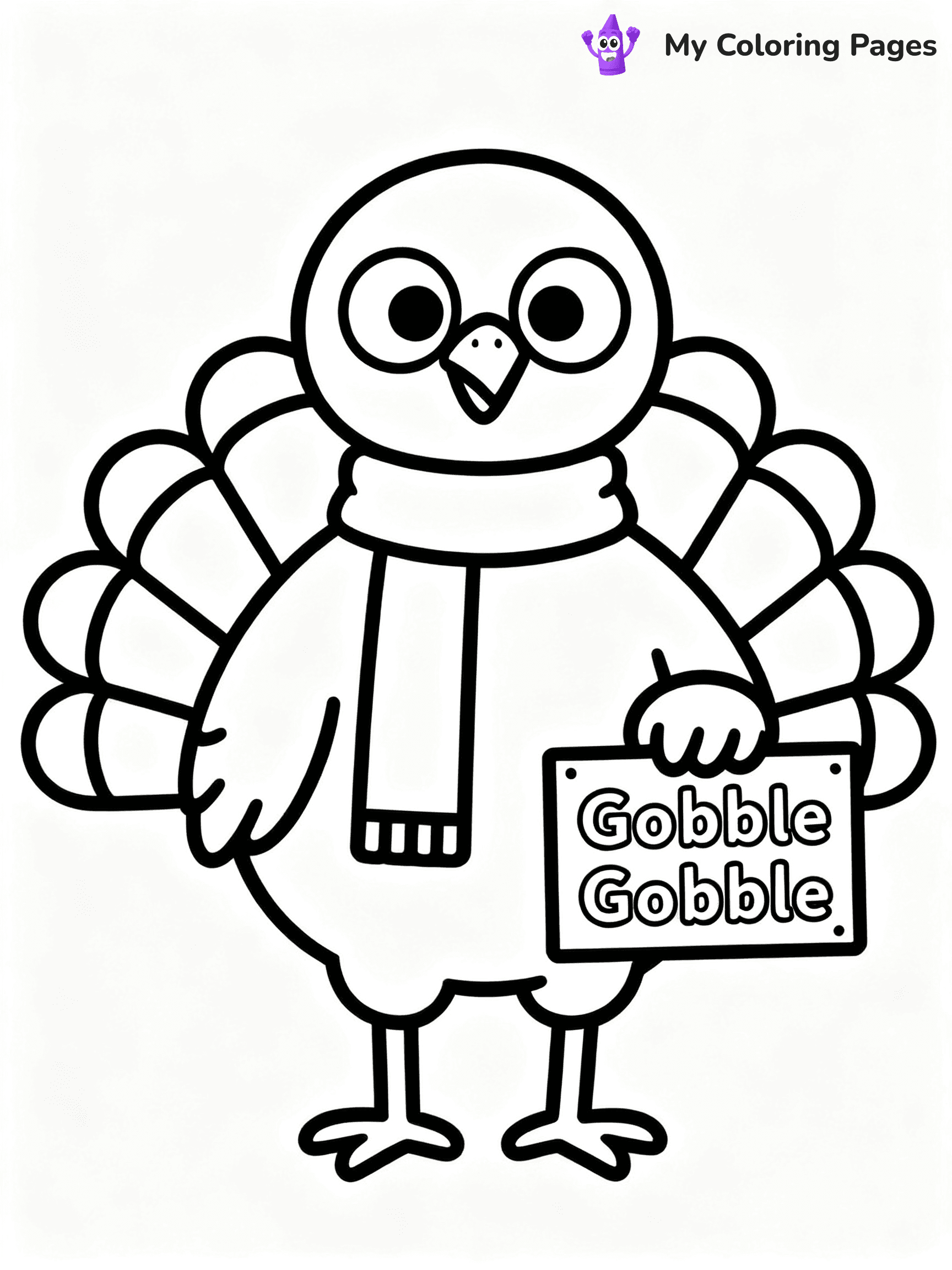 Turkey Coloring Pages Pdf - 50
