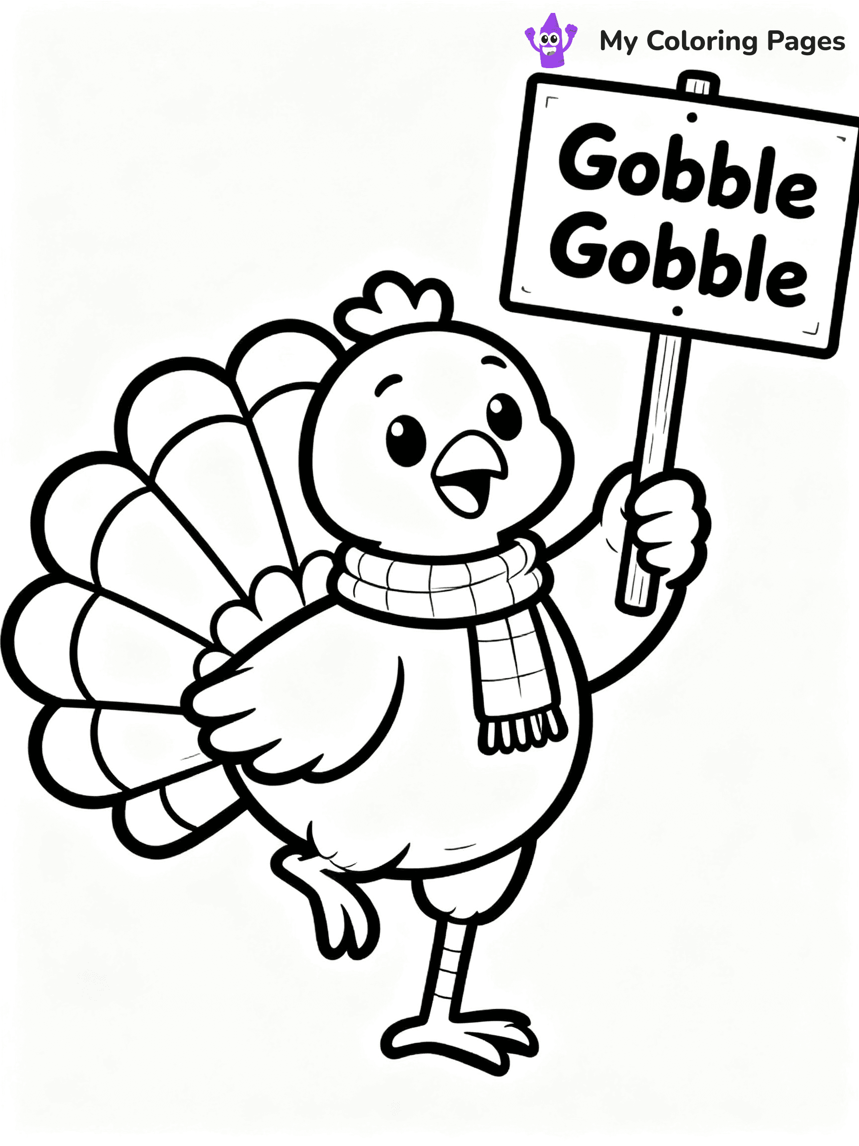 Turkey Coloring Pages Pdf - 48