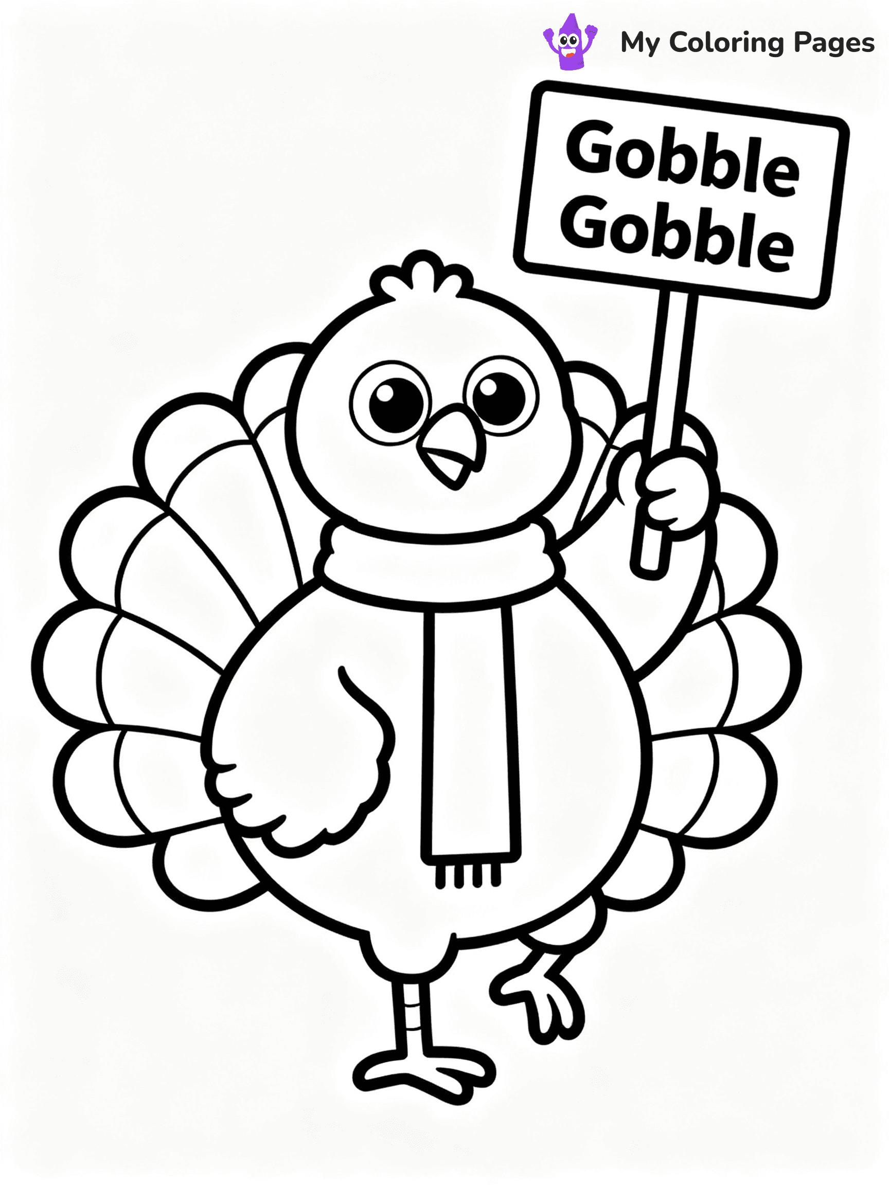 Turkey Coloring Pages Pdf - 46