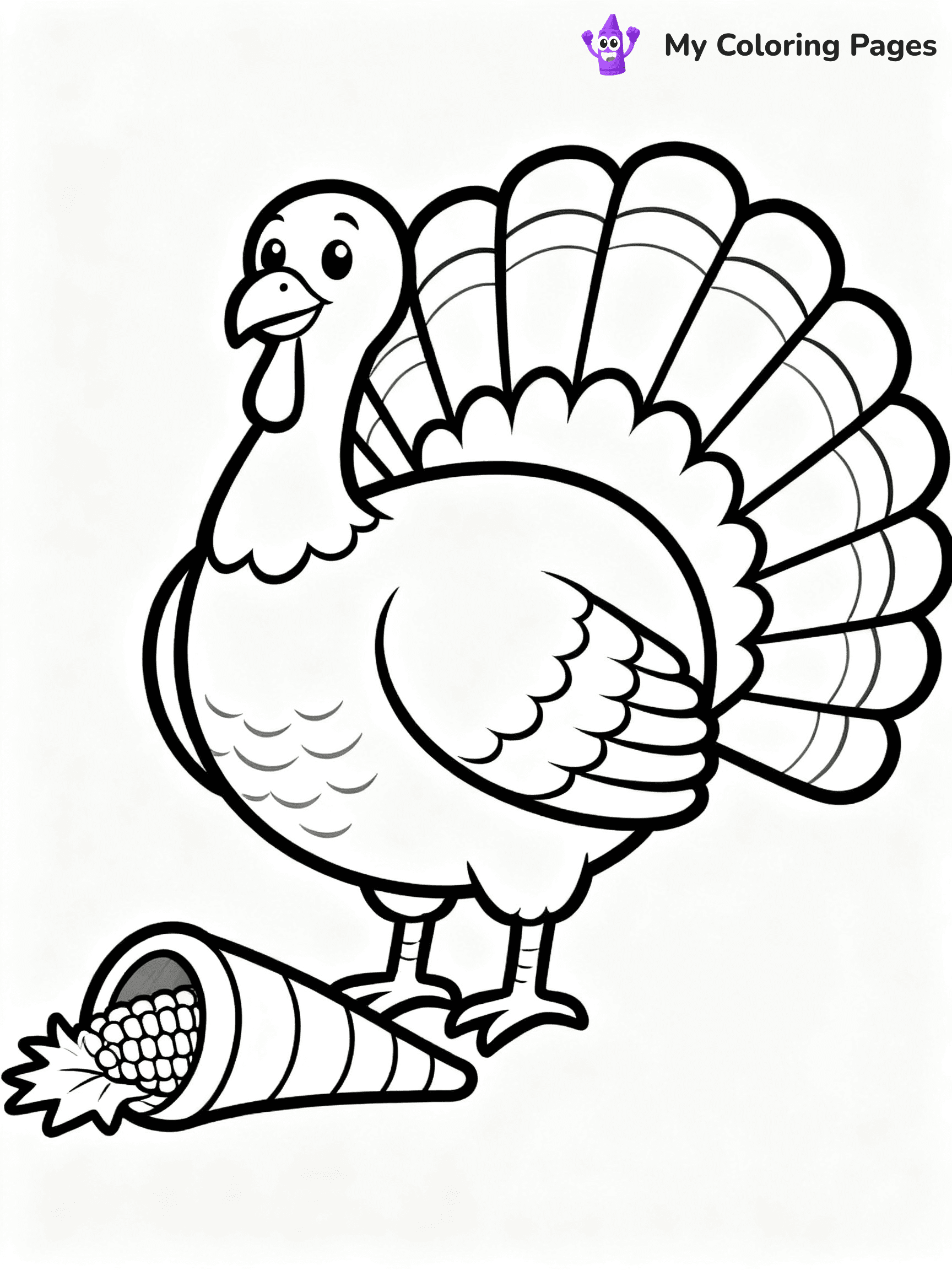 Turkey Coloring Pages Pdf - 39