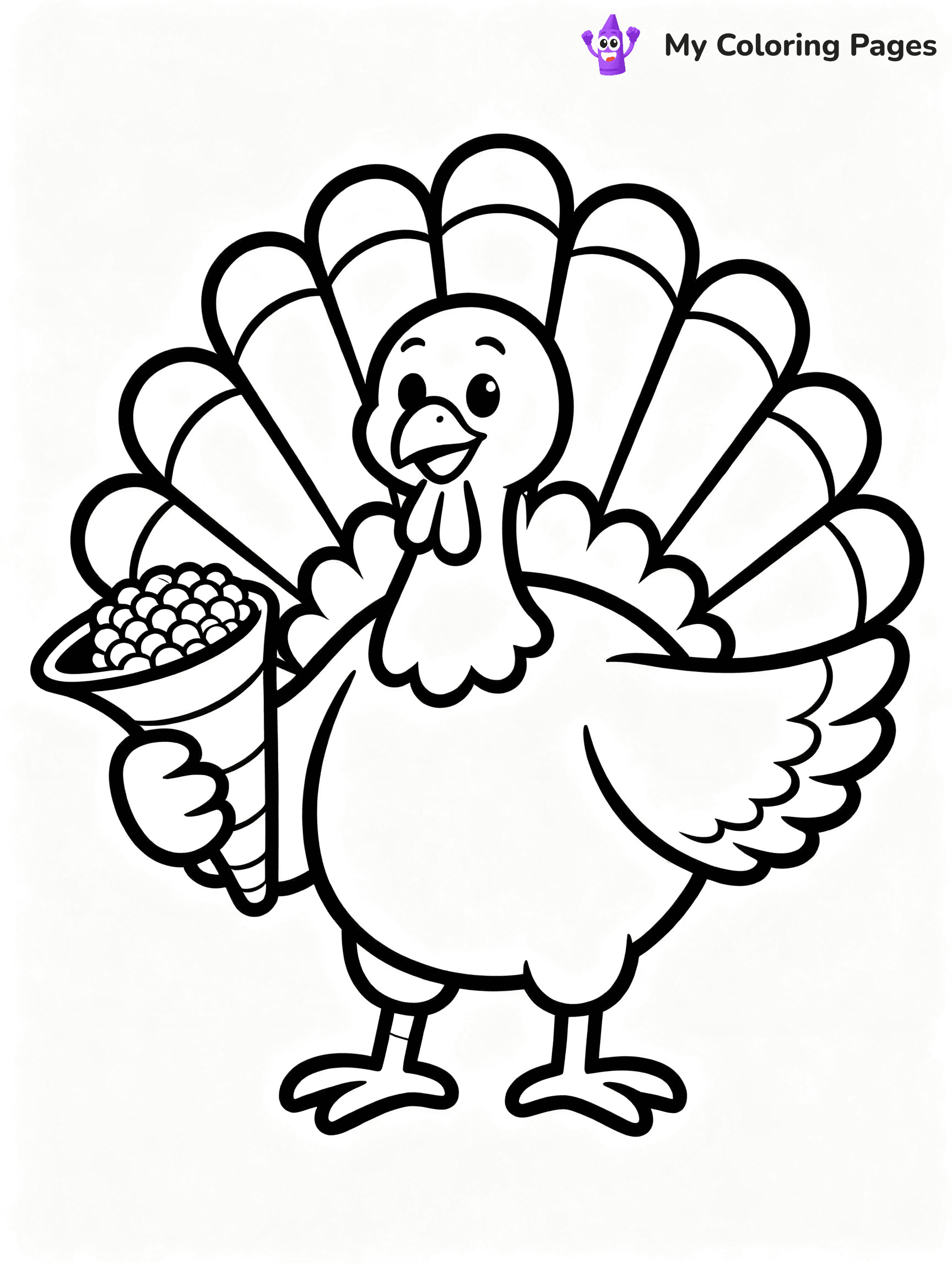 Turkey Coloring Pages Pdf - 37