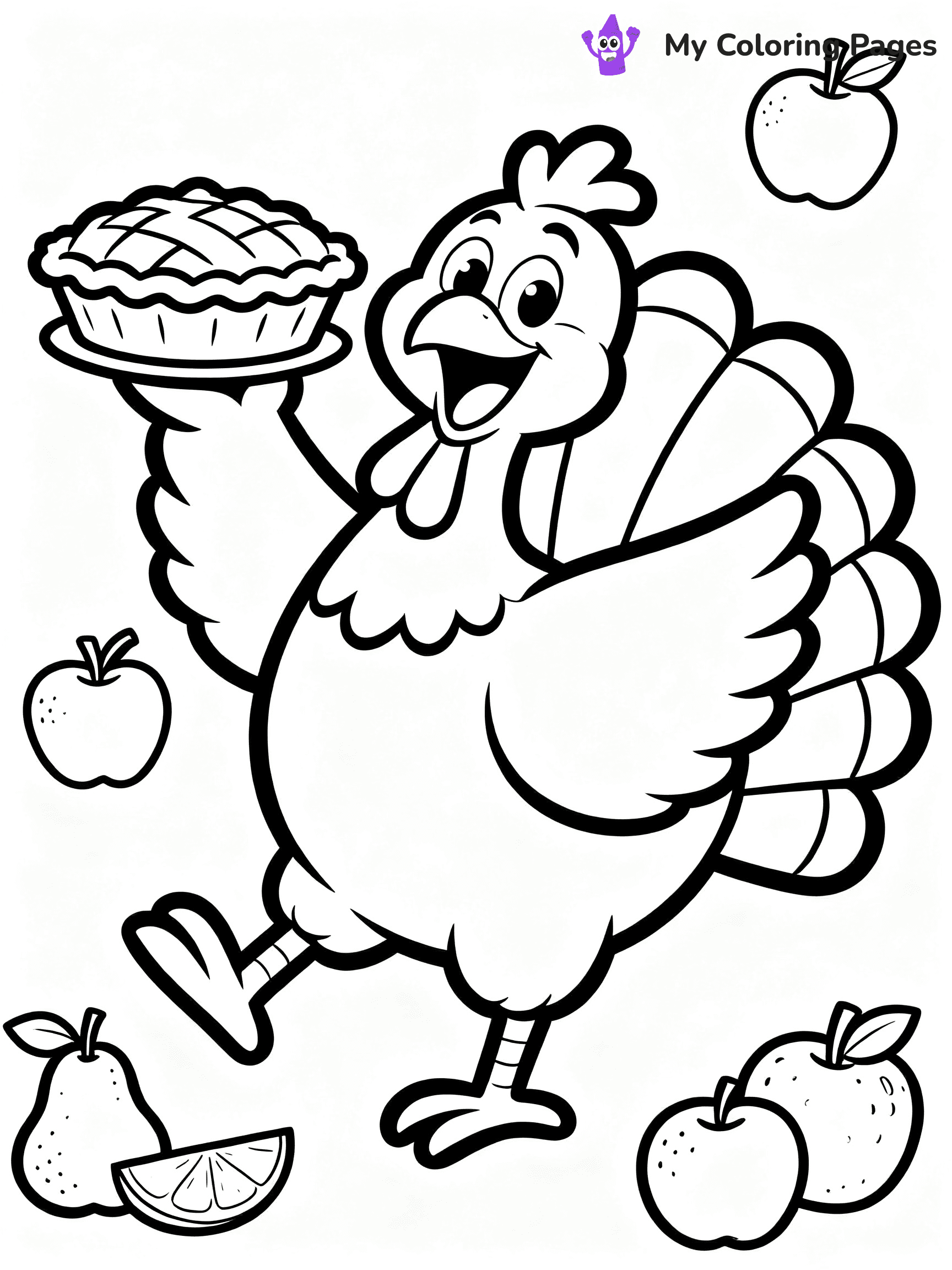 Turkey Coloring Pages Pdf - 36