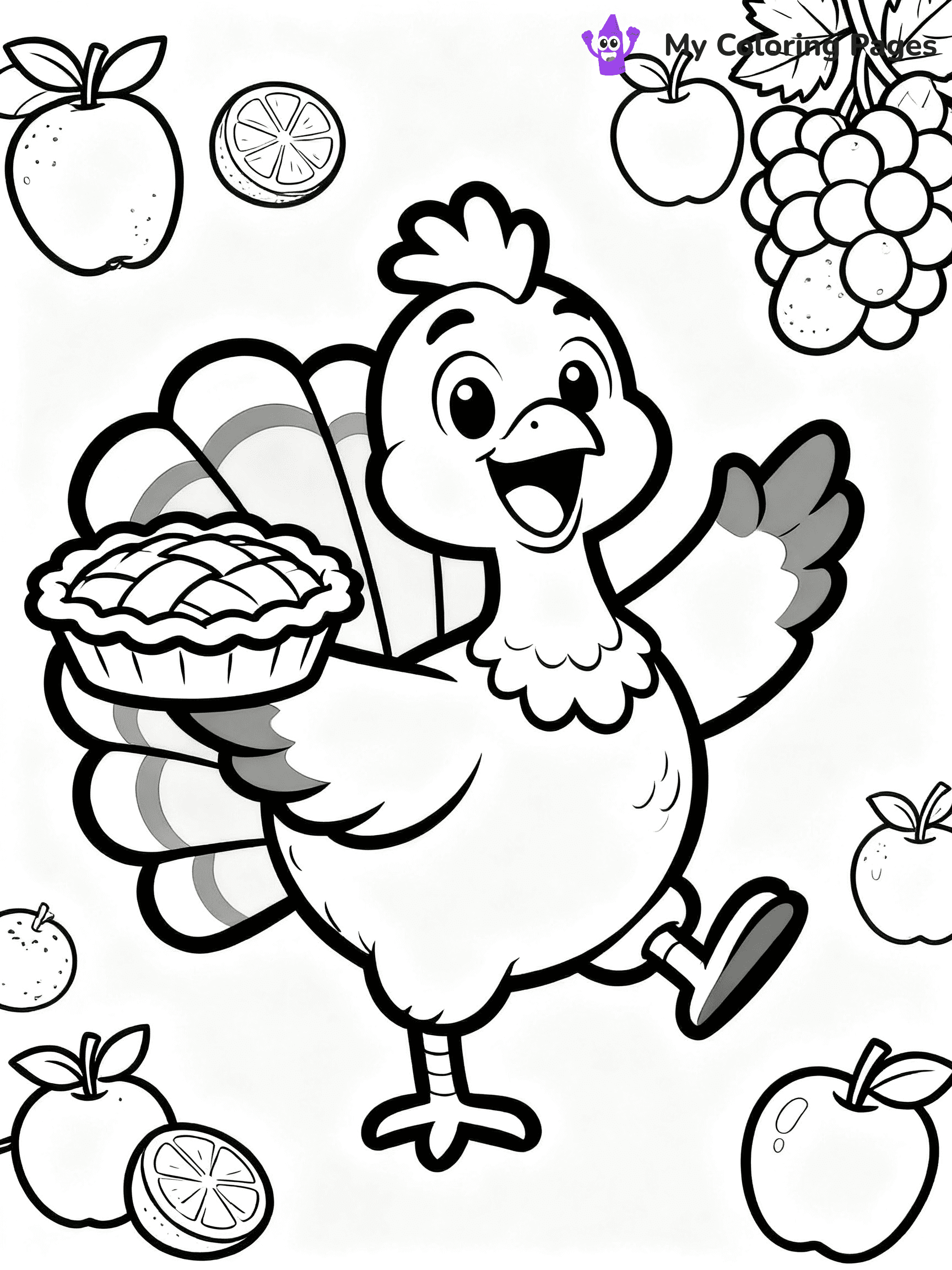 Turkey Coloring Pages Pdf - 34