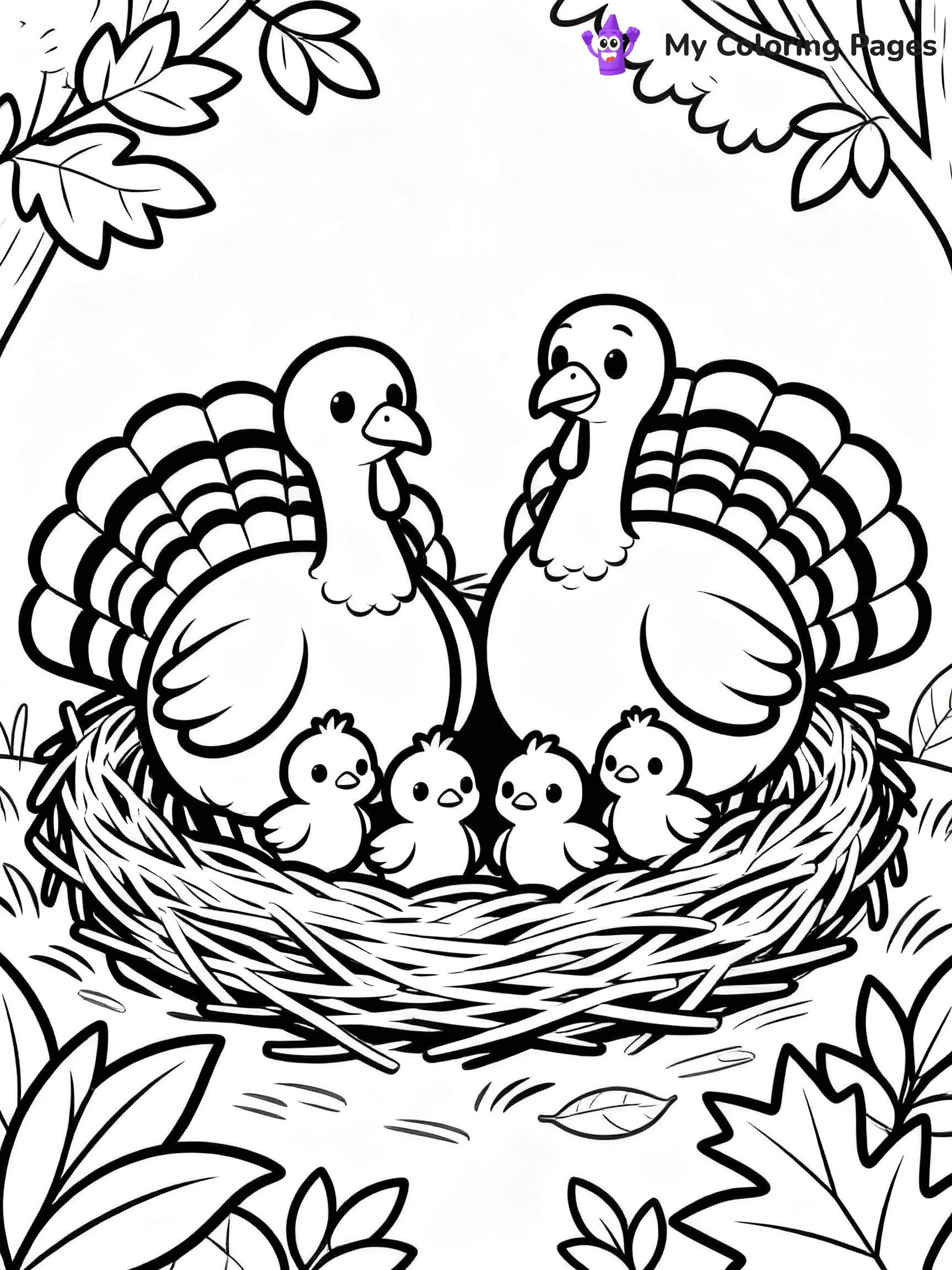 Turkey Coloring Pages Pdf - 30