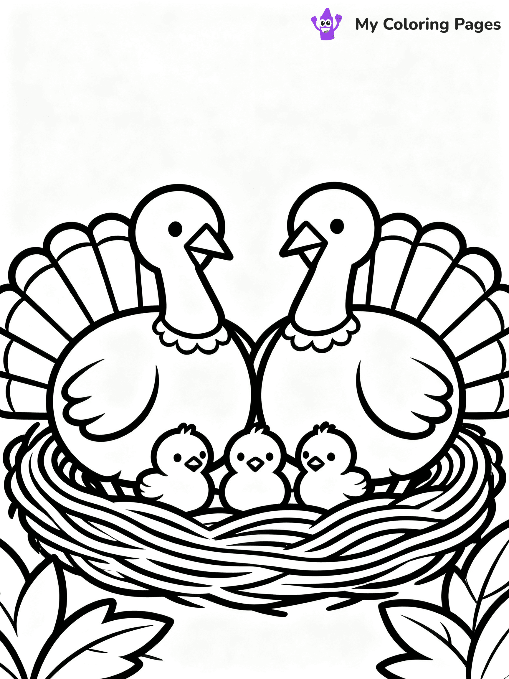 Turkey Coloring Pages Pdf - 26