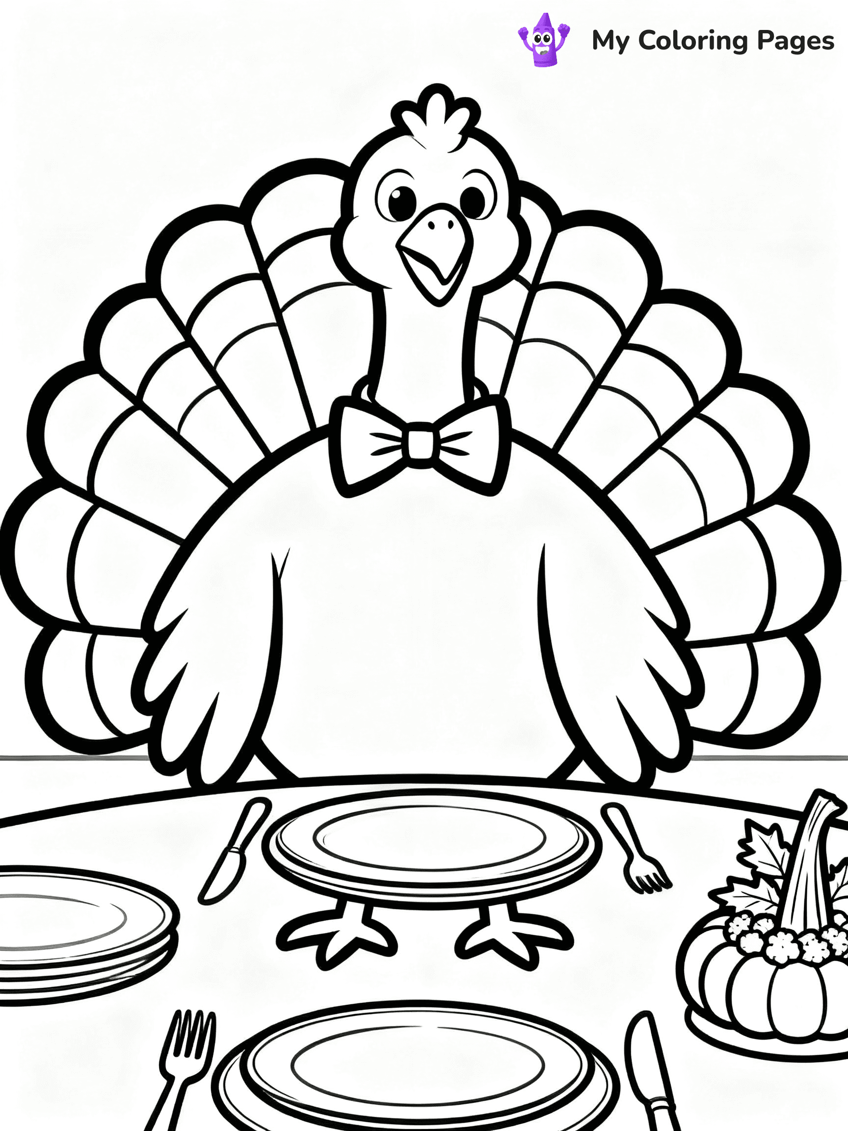 Turkey Coloring Pages Pdf - 17