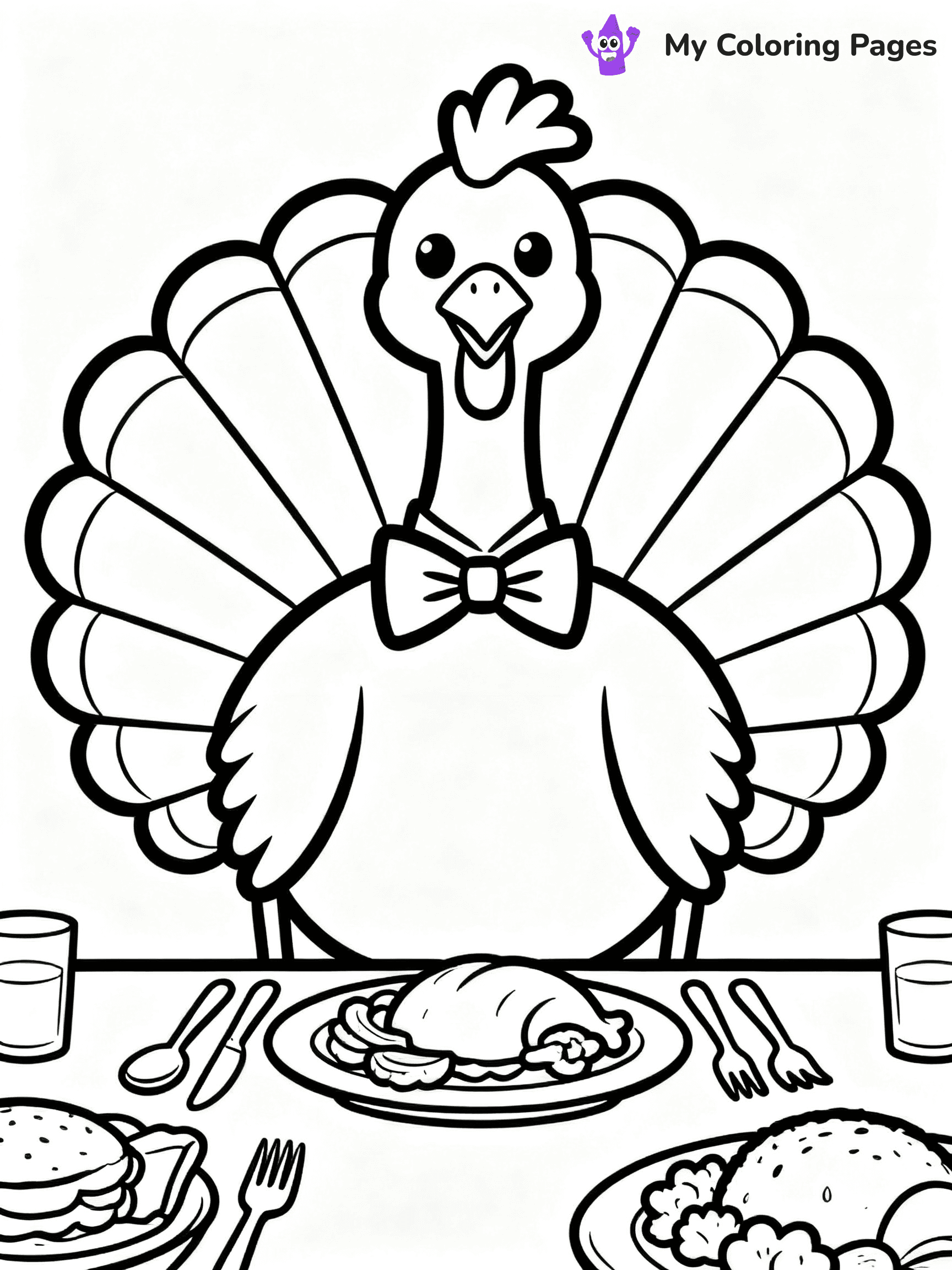 Turkey Coloring Pages Pdf - 16