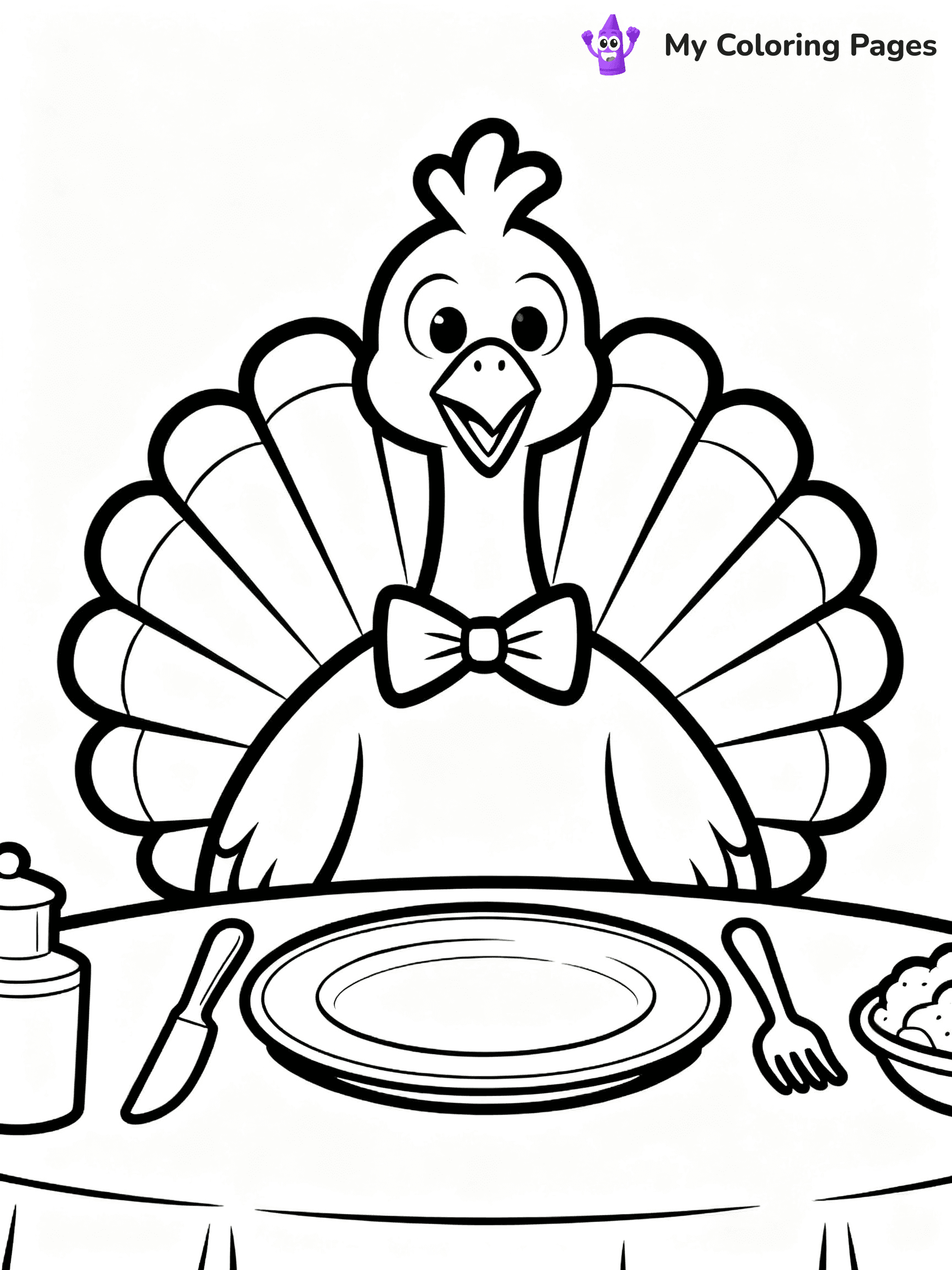 Turkey Coloring Pages Pdf - 14