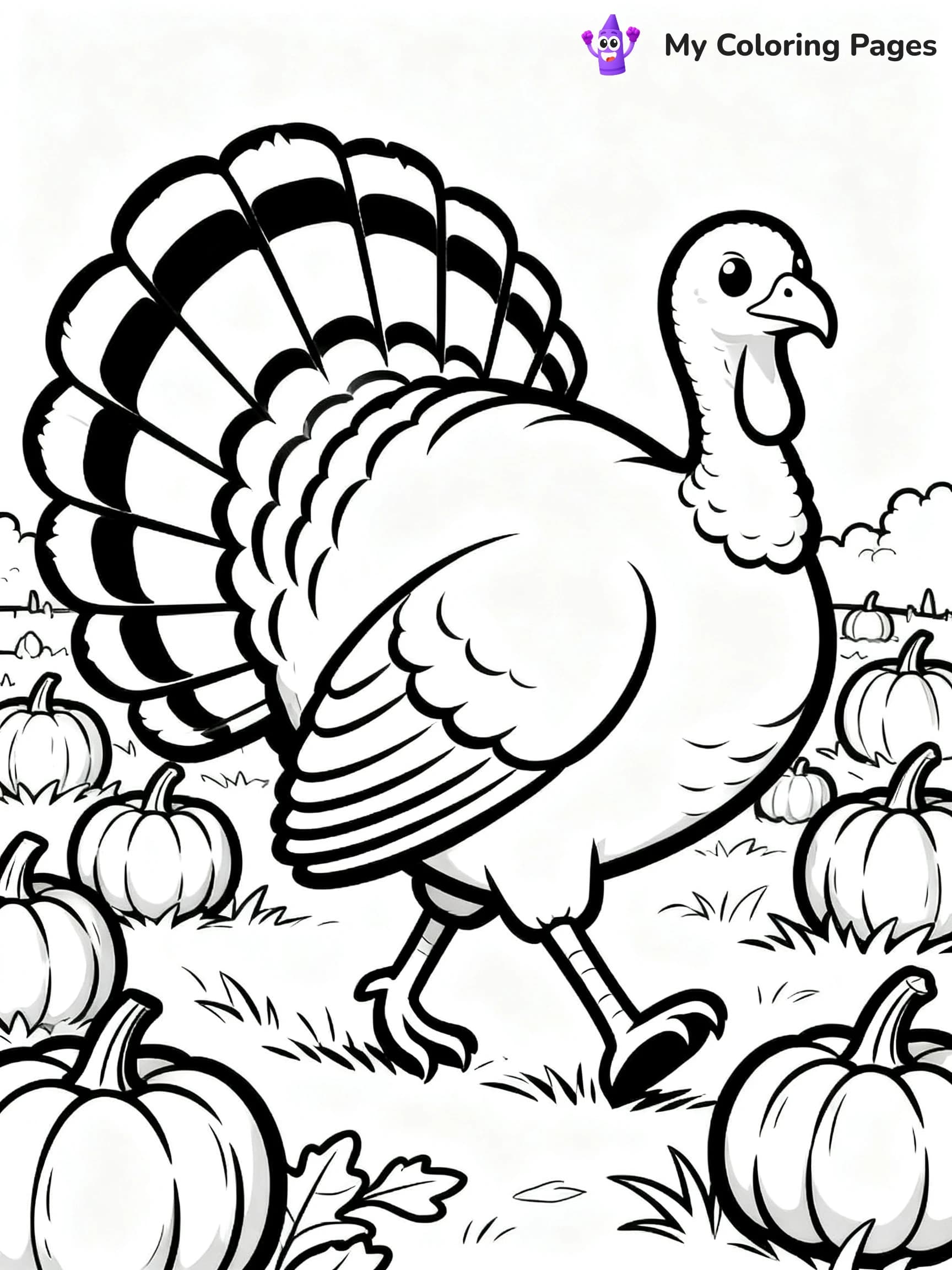Turkey Coloring Pages Pdf - 10