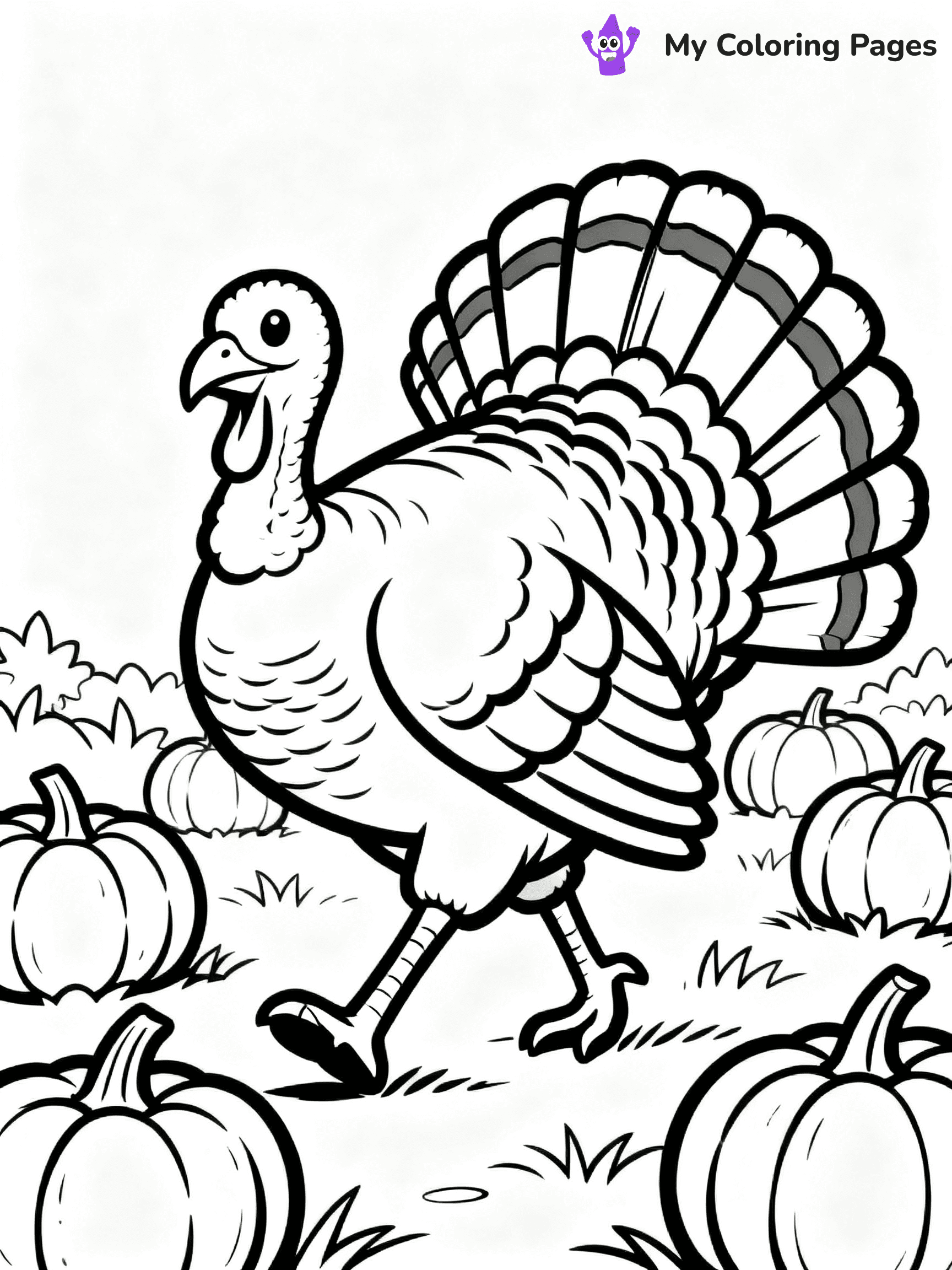 Turkey Coloring Pages Pdf - 8