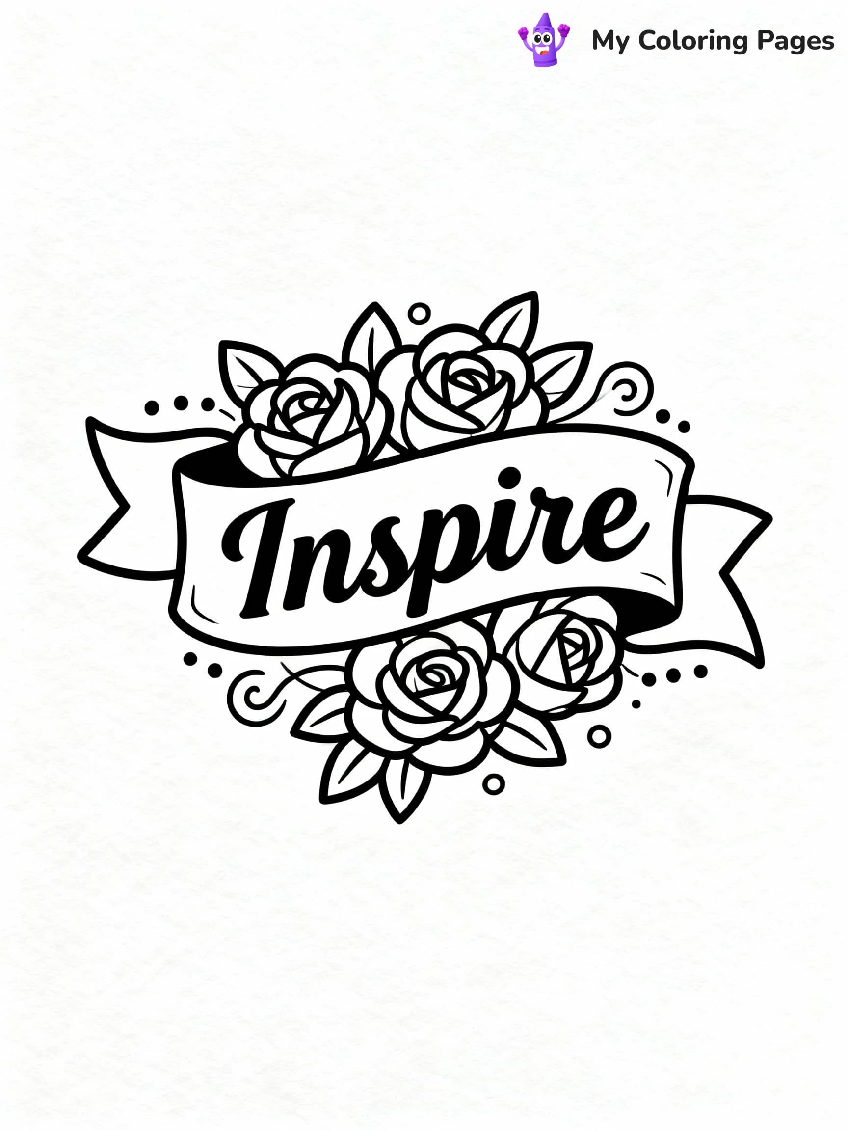 Tattoo Coloring Pages - 1