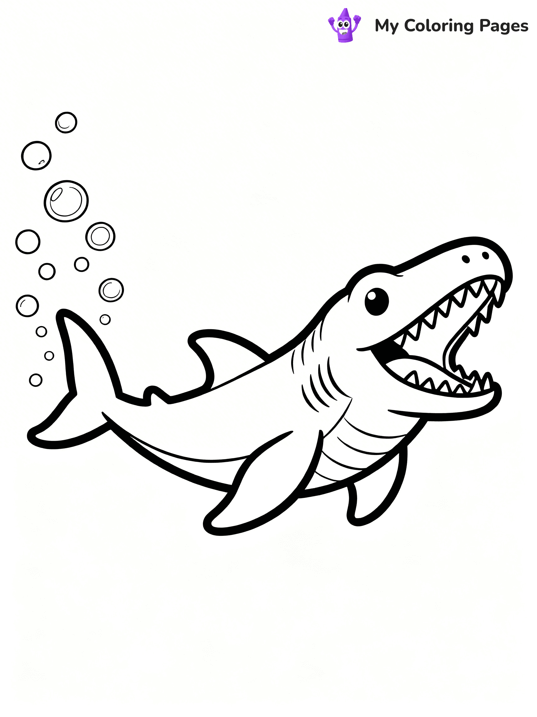 Mosasaurus Coloring Pages - 29